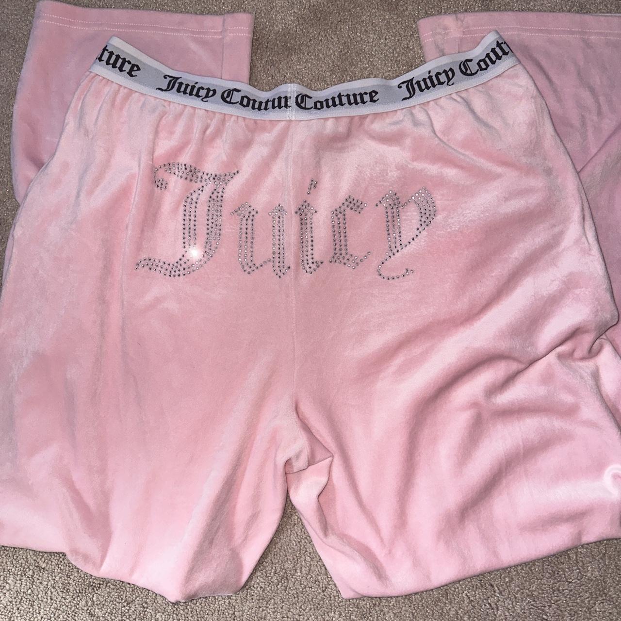 Juicy Couture Women's Pink Joggers-tracksuits | Depop