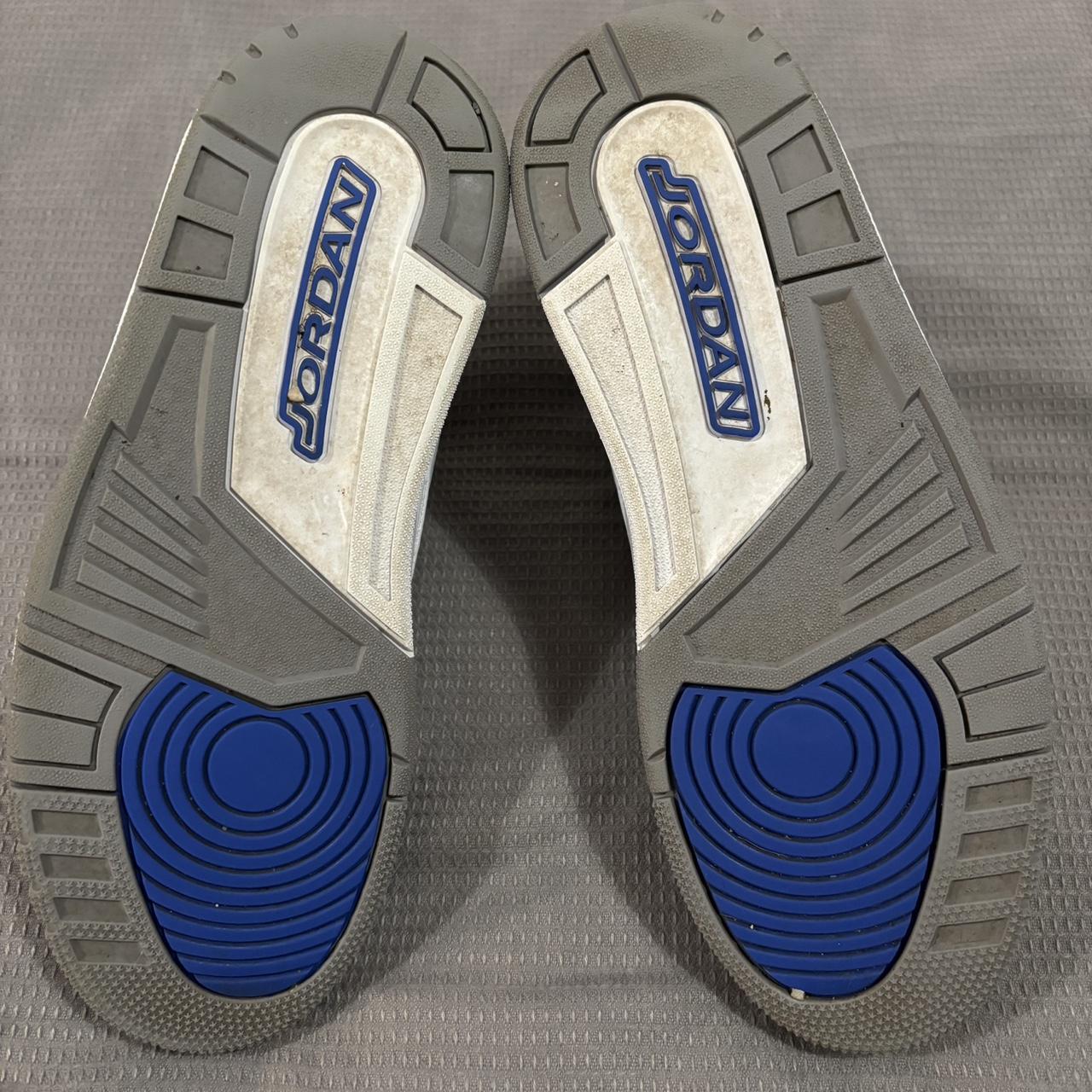 jordan 3 racer blue on feet