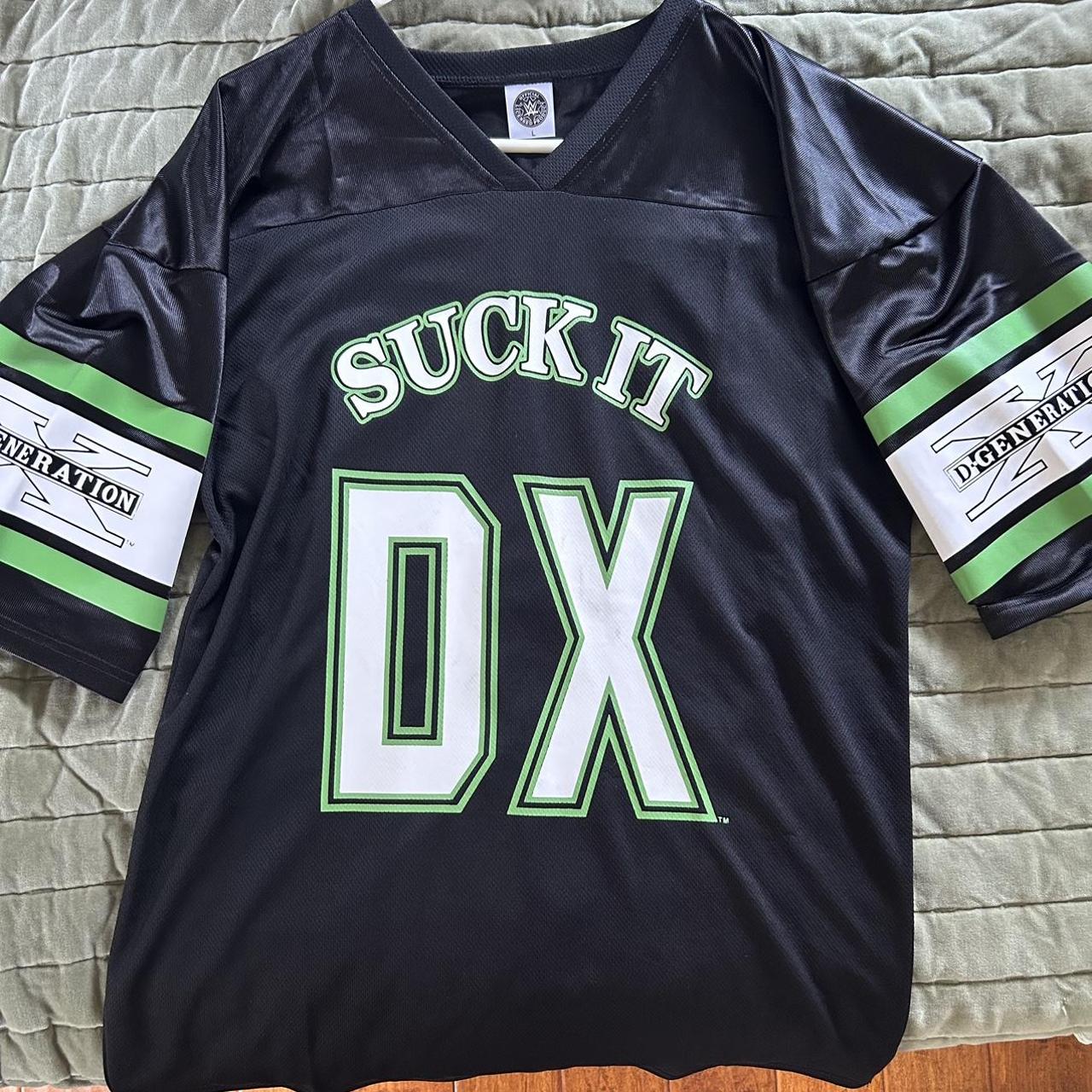 WWE DX Football Jersey Size L Worn Once - Depop