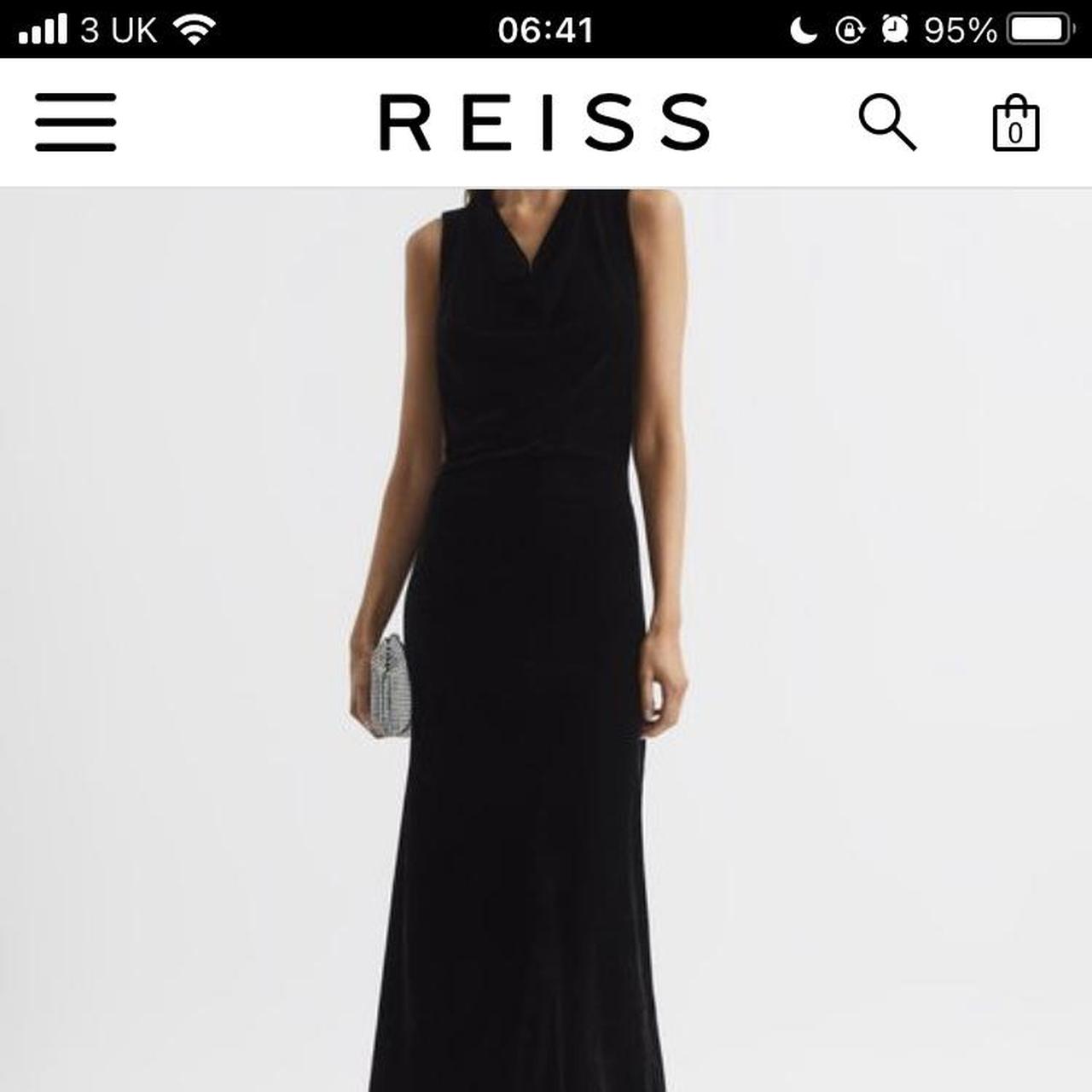 reiss black shirt dress