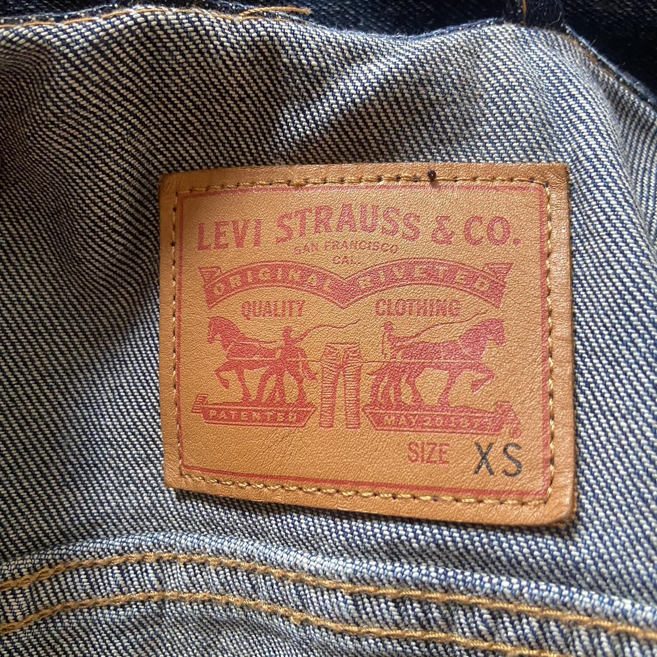 Levi’s denim jacket size xs, worn only a handful of... - Depop