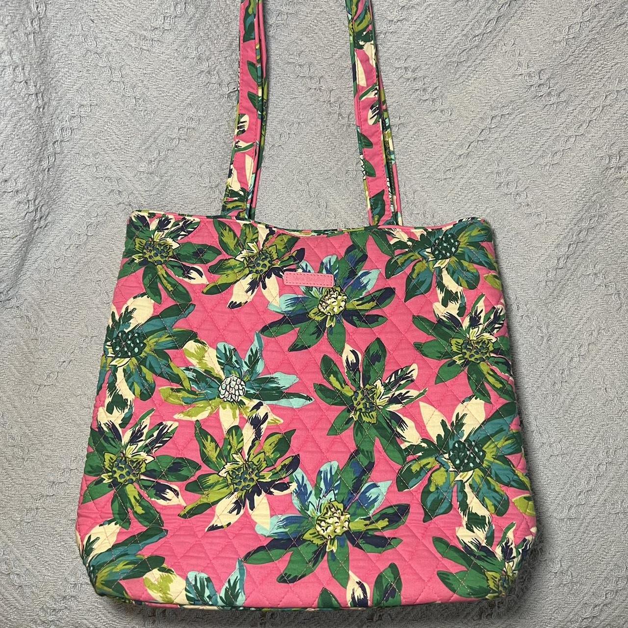 Women's Pink and Green Bag