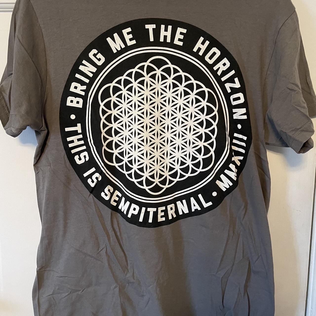 BMTH シャツ sempiternal Bring me the horizon Band sempiternal Natural Color T Shirt