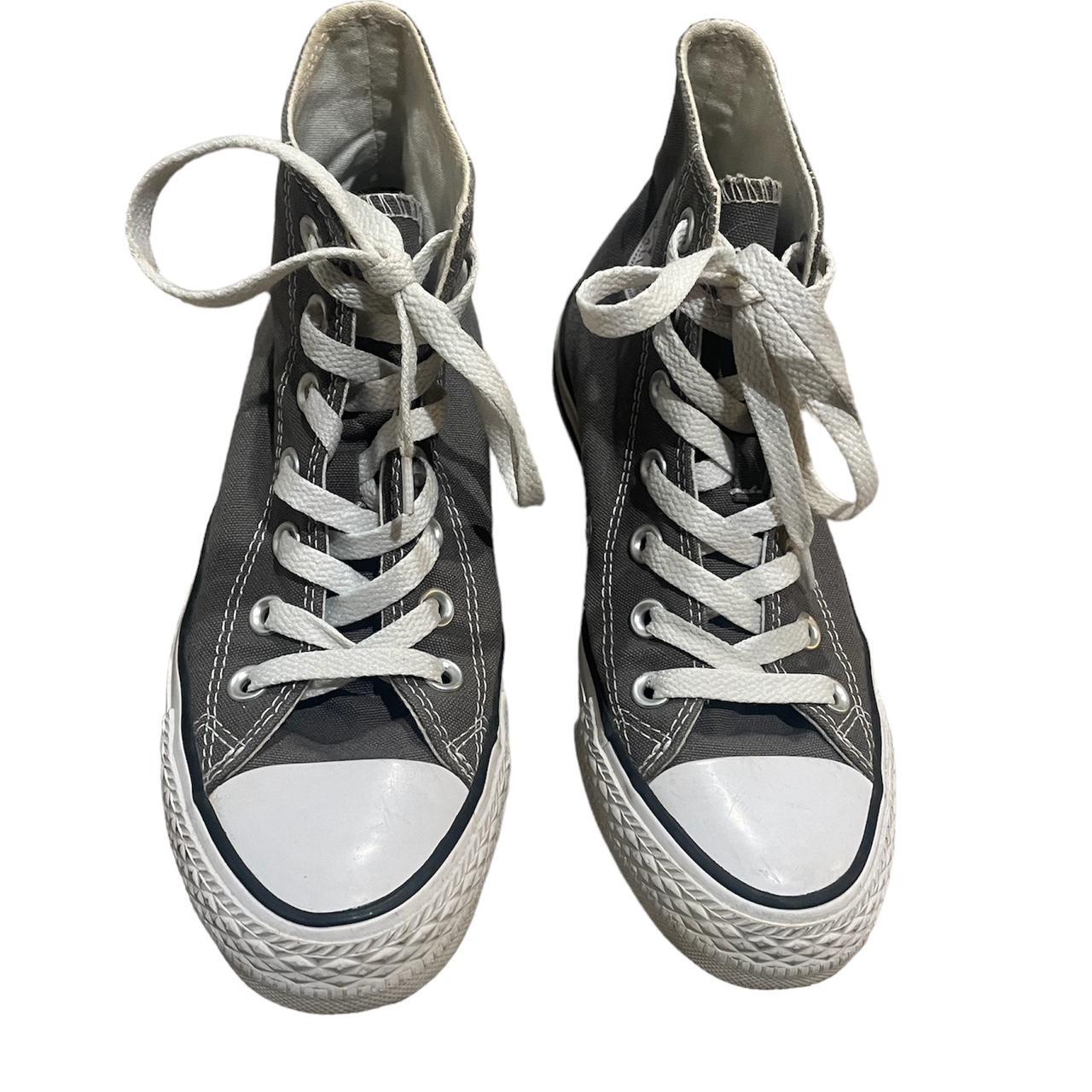 Grey converse cheap size 4