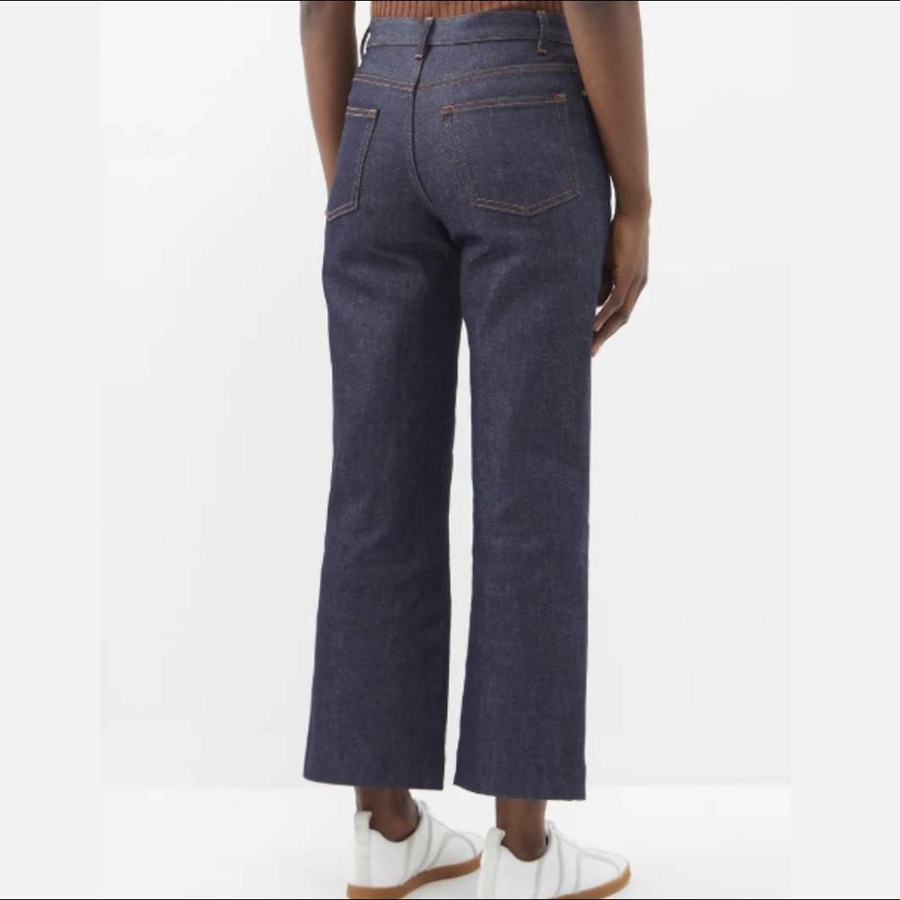 Sailor Mid Rise Straight Jeans in Blue - A P C