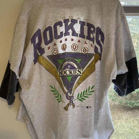 Super sick vintage Colorado Rockies shirt! Great - Depop