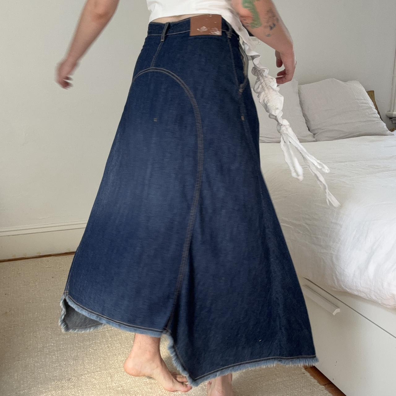 BRB “Mormon rodeo” denim skirt, size 1 (8-10) - Depop