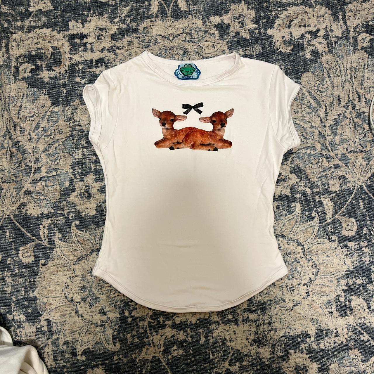 Coquette fawn deer with bow | Essential T-Shirt