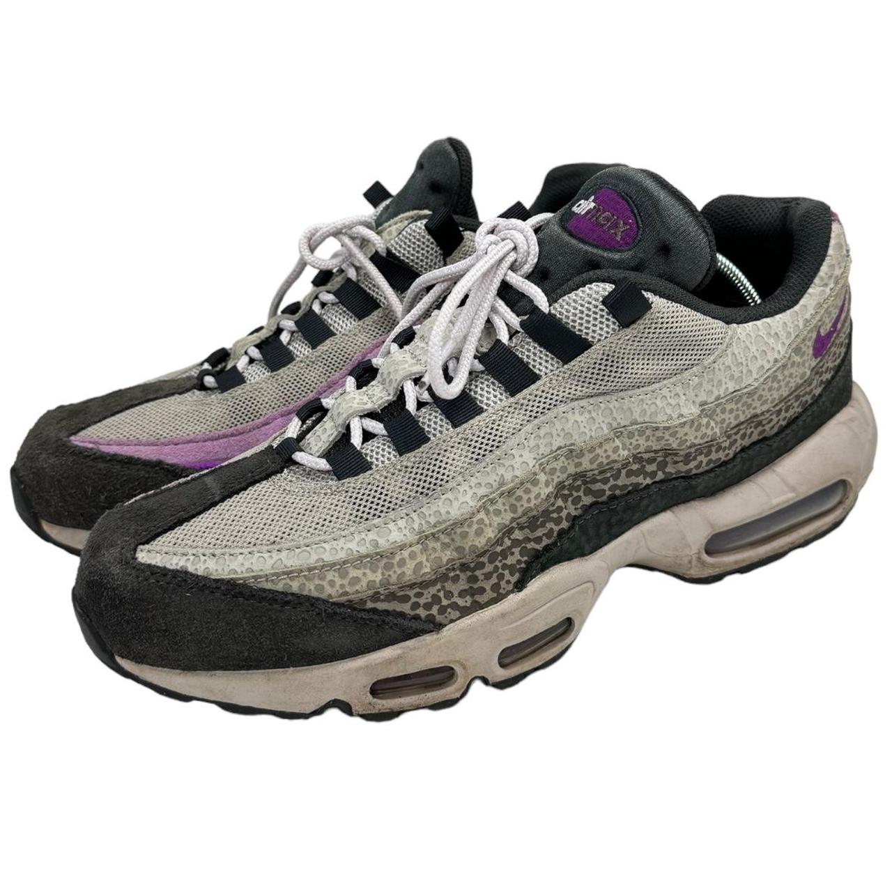 Nike air max 95 grey cheap purple