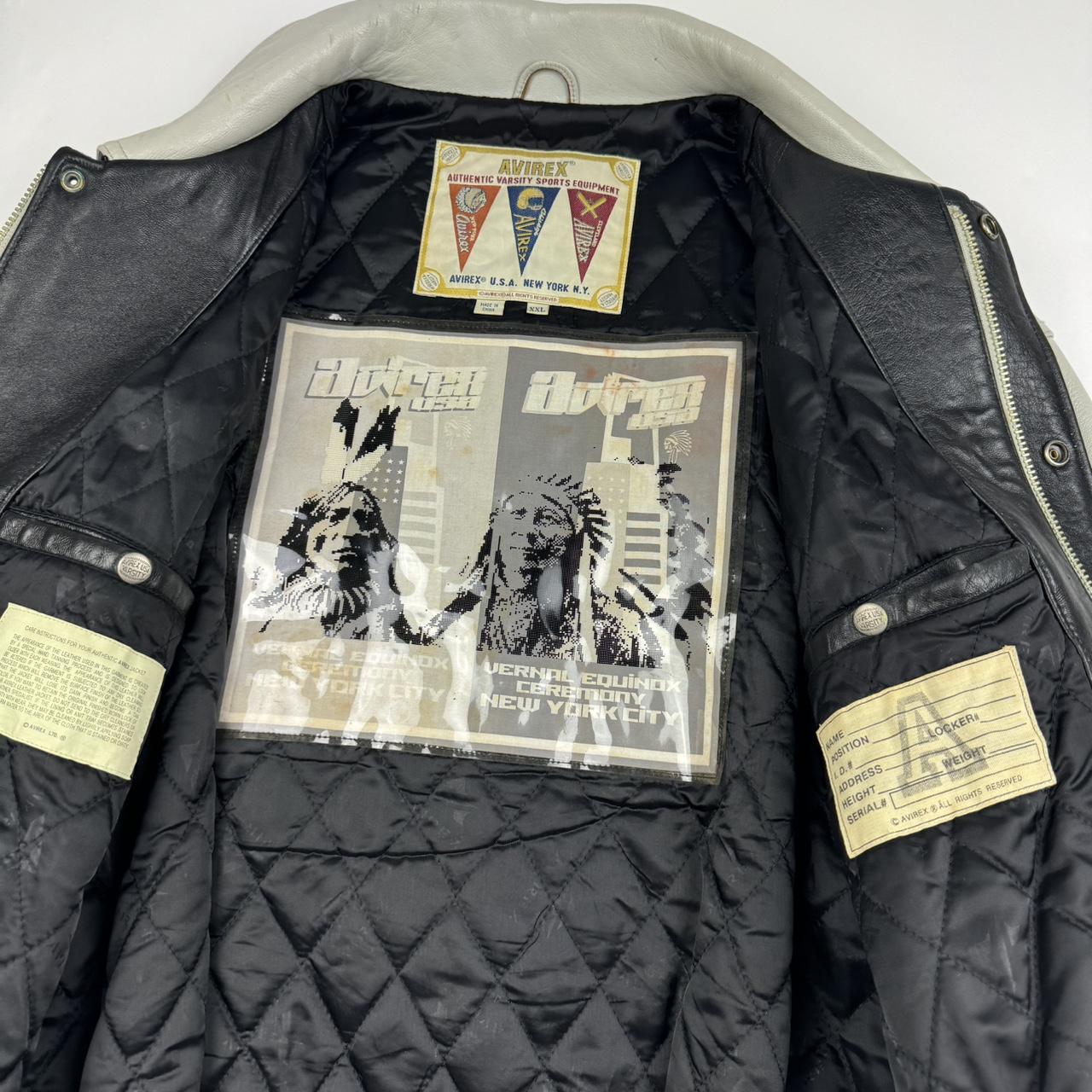 mazimekko 専用⭐︎FAKE LEATHER JACKET MASTERMIND JAPAN X C2H4® Edition embroidered-logo leather