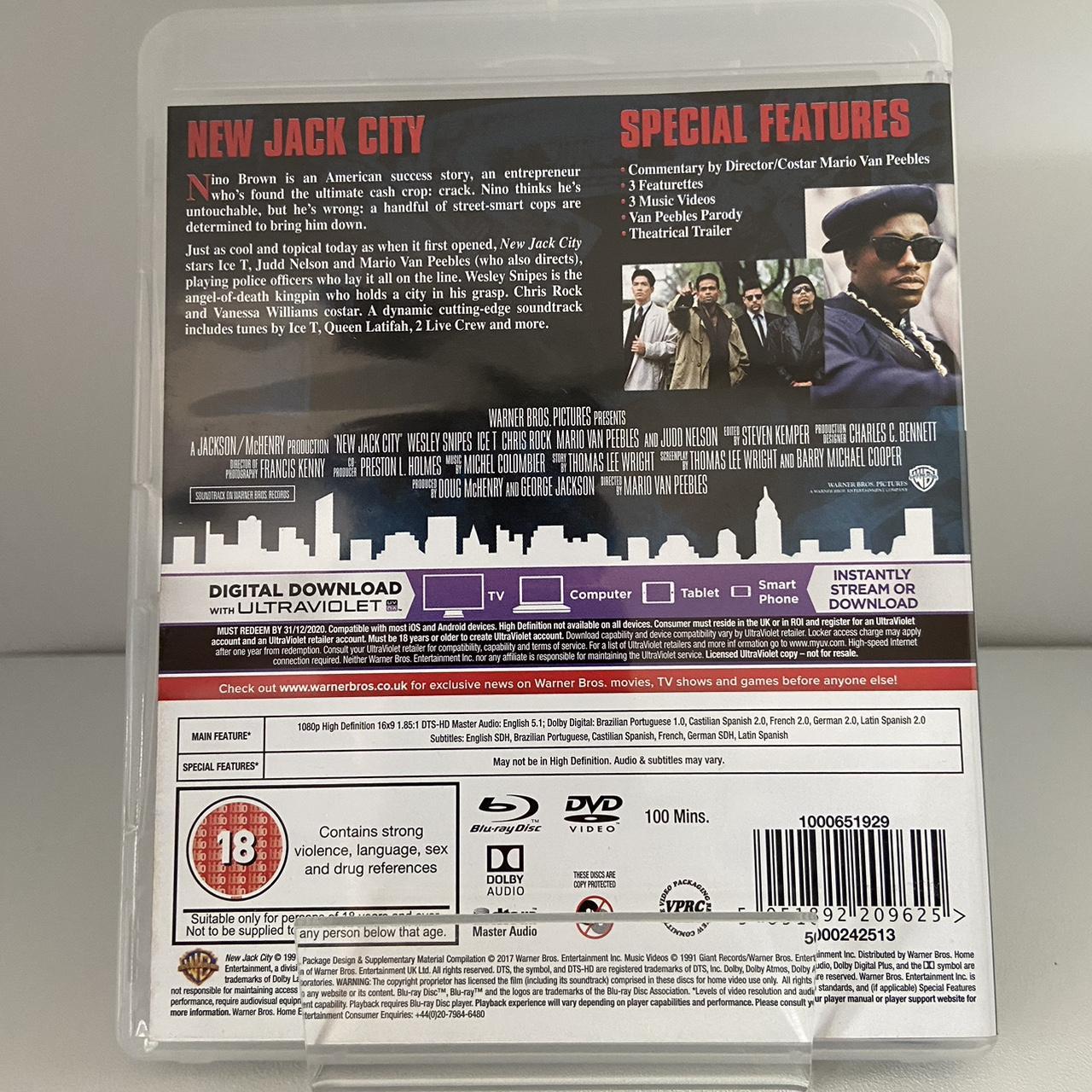 New Jack City Blu ray DVD HMV Premium Collection  Depop 