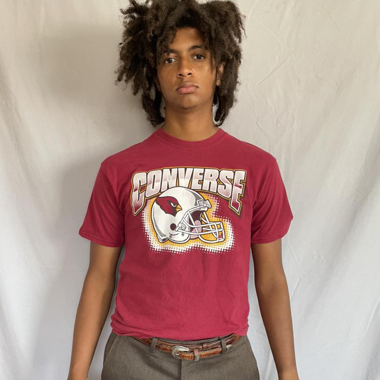 Burgundy clearance converse shirt