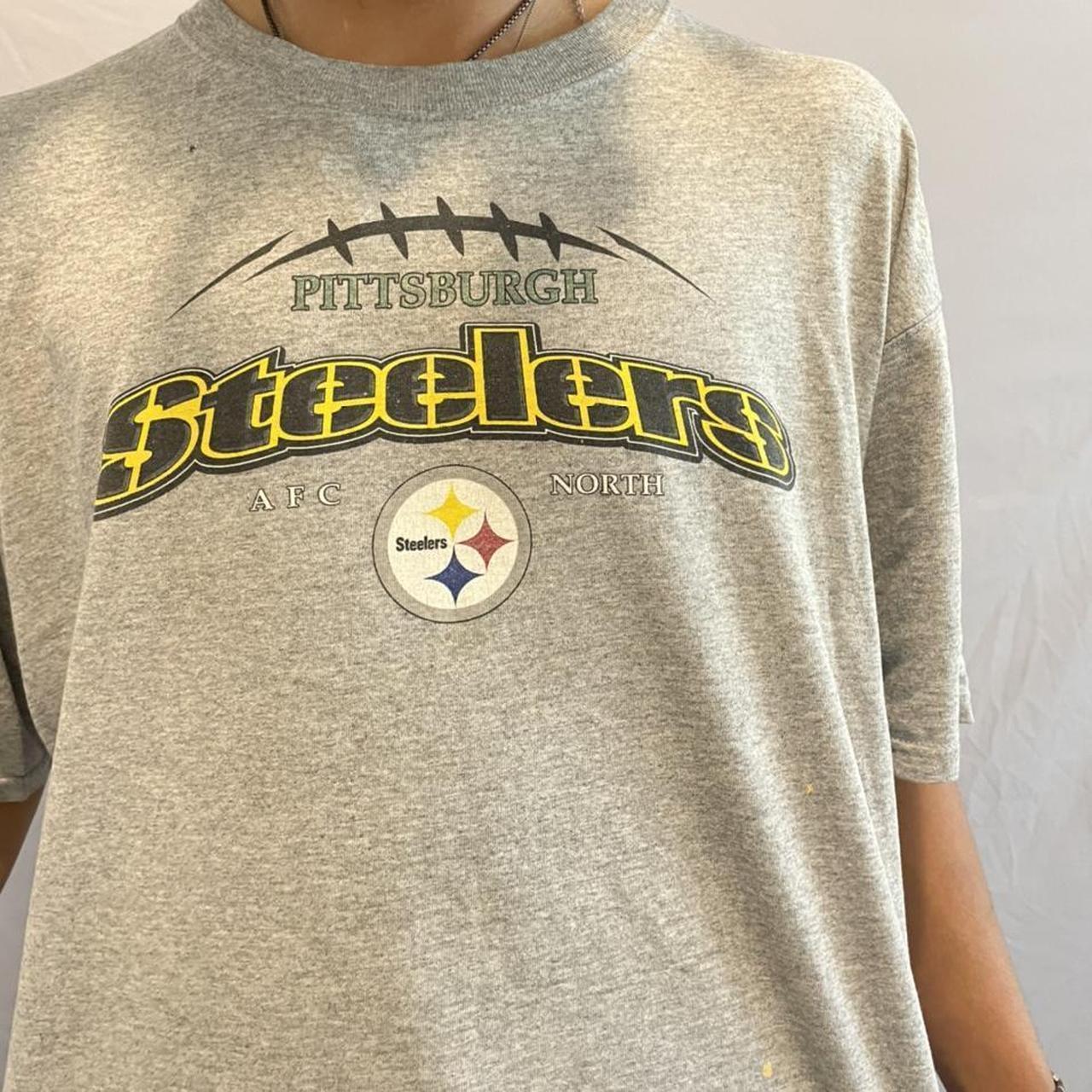 Size small black pittsburgh Steelers shirt from NFL - Depop