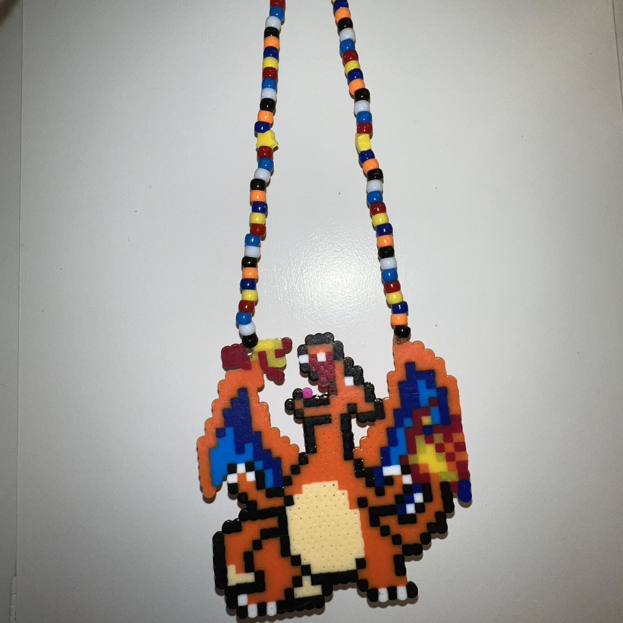 Just Bought This On Etsy It's A Monster Logo Perler Kandi Necklace By  TreasuredTouchDesigns | Kandi Amino