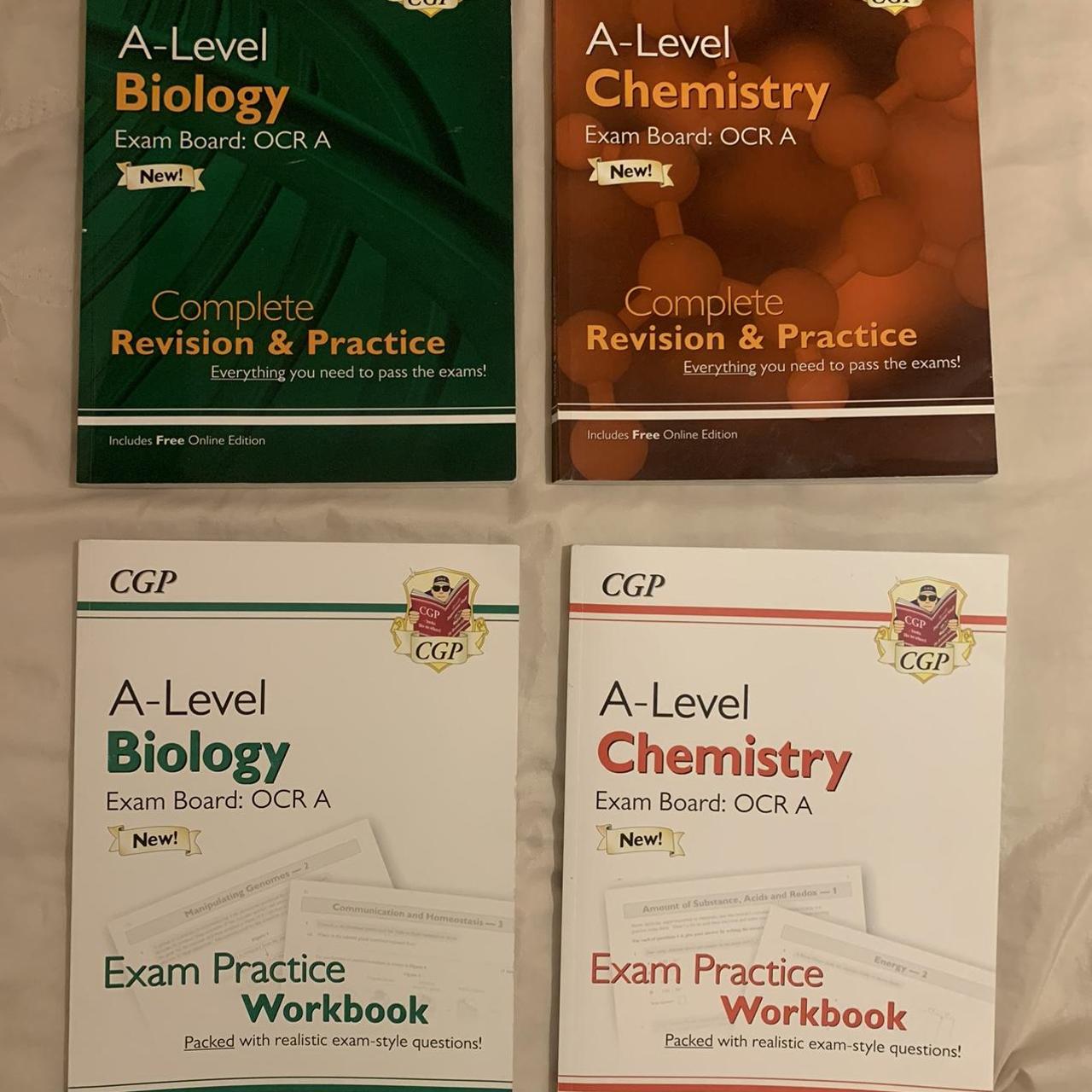 A Level OCR A Chemistry And Biology Revision Guides... - Depop