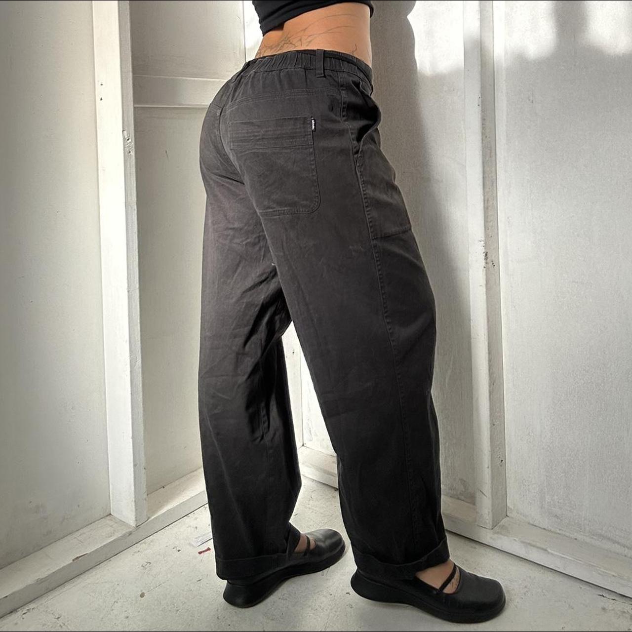 Afends x Brick and Mortar black pants. Belt loops... Depop