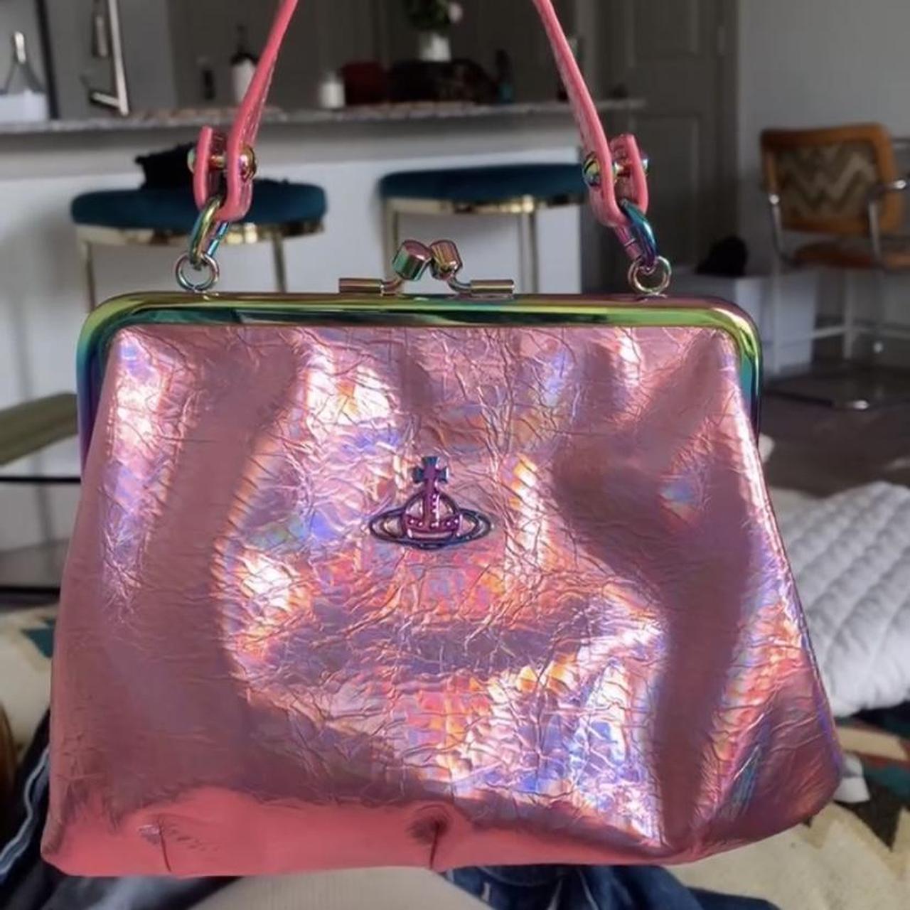 Authentic pink iridescent Vivienne westwood vegan. Depop