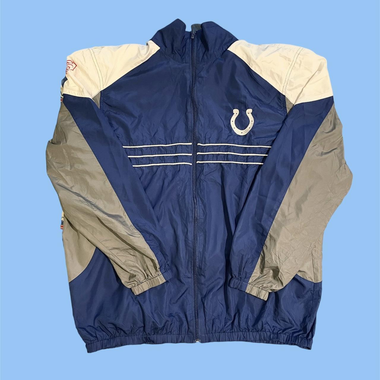 Vintage Indianapolis Colts NFL Windbreaker Puffer - Depop