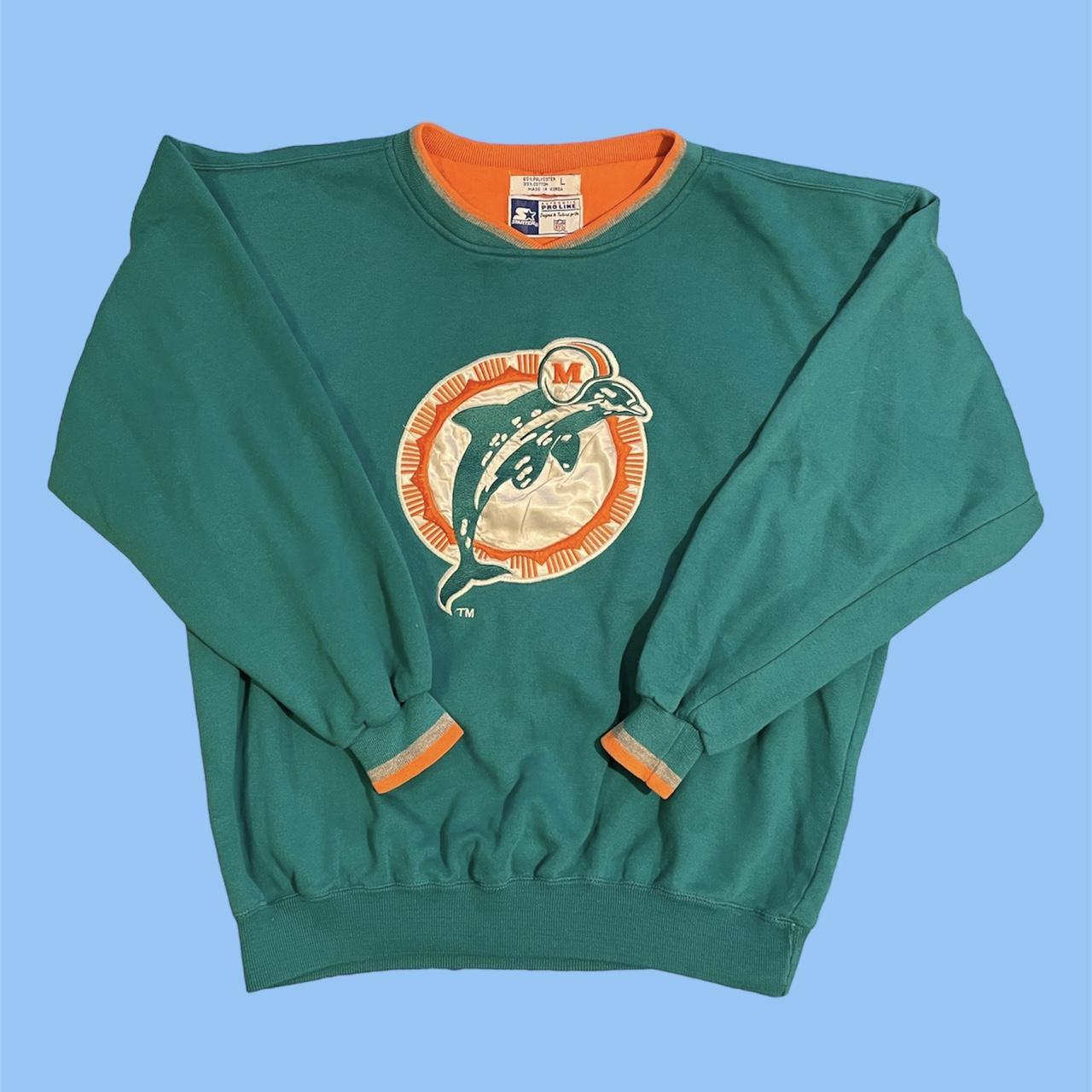 Vintage NFL Miami Dolphins Sweatshirt Men's Size - Depop