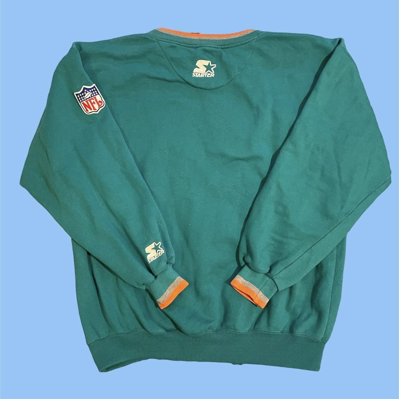 Vintage 1995 Miami Dolphins Sweatshirt Size - Depop