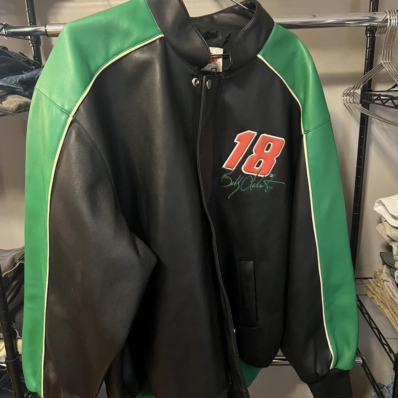 VINTAGE leather Bobby Labonte signature Depop