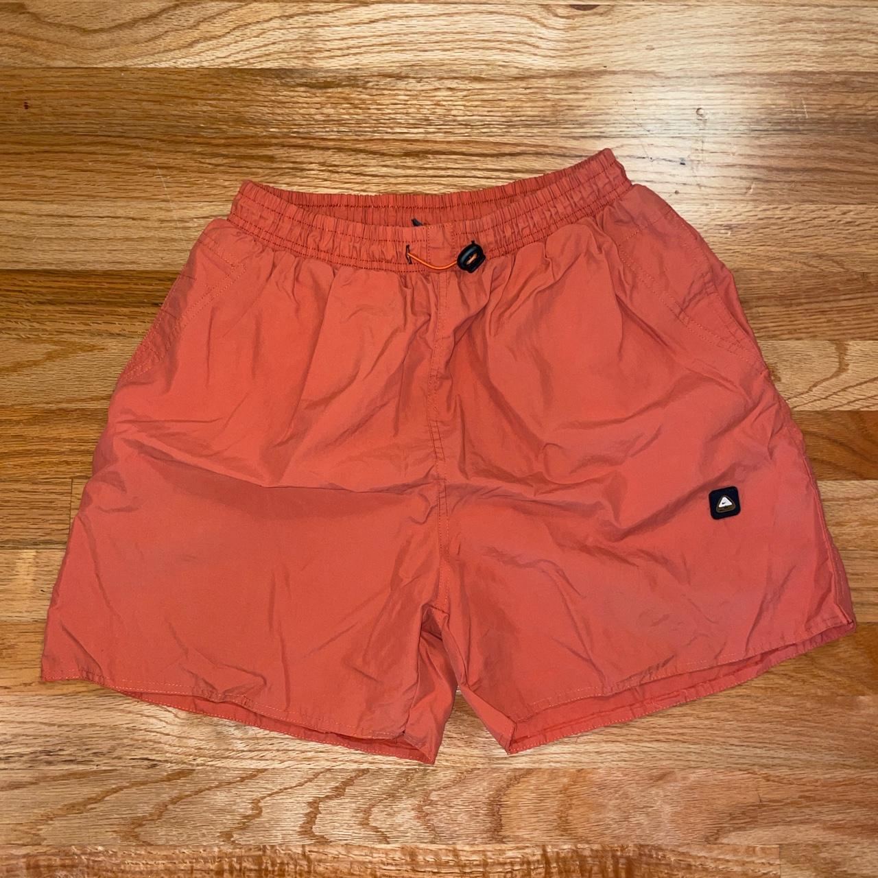 Nike ACG Men's Orange and Black Shorts | Depop