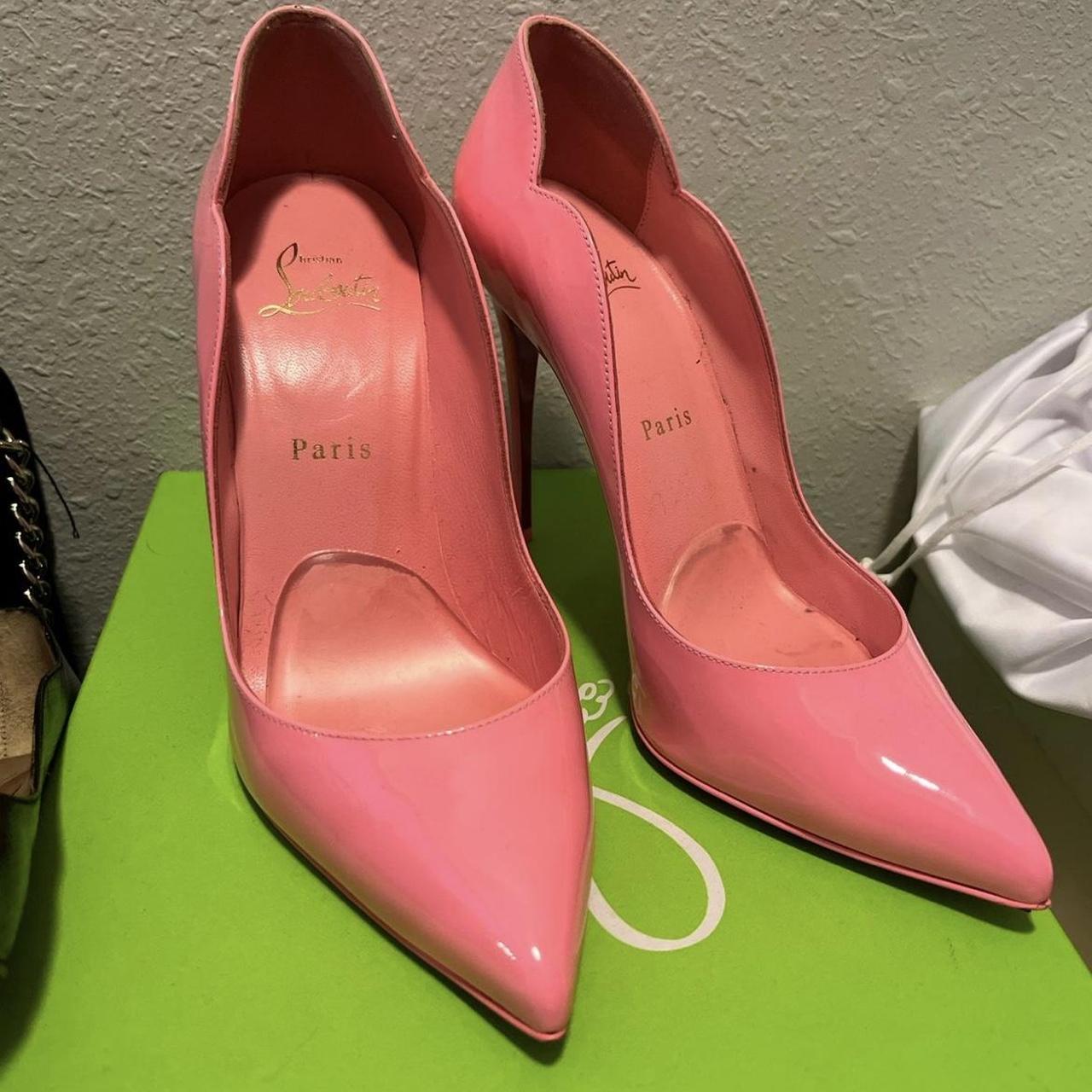 louboutin hot pink heels