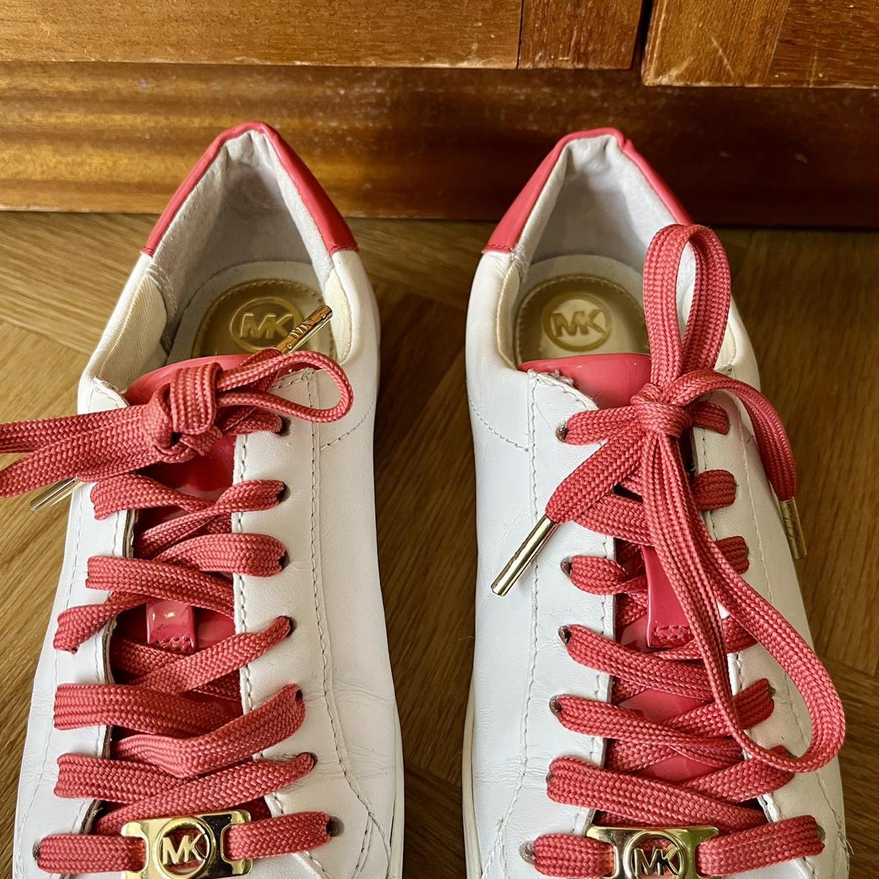 Michael kors trainers womens red deals