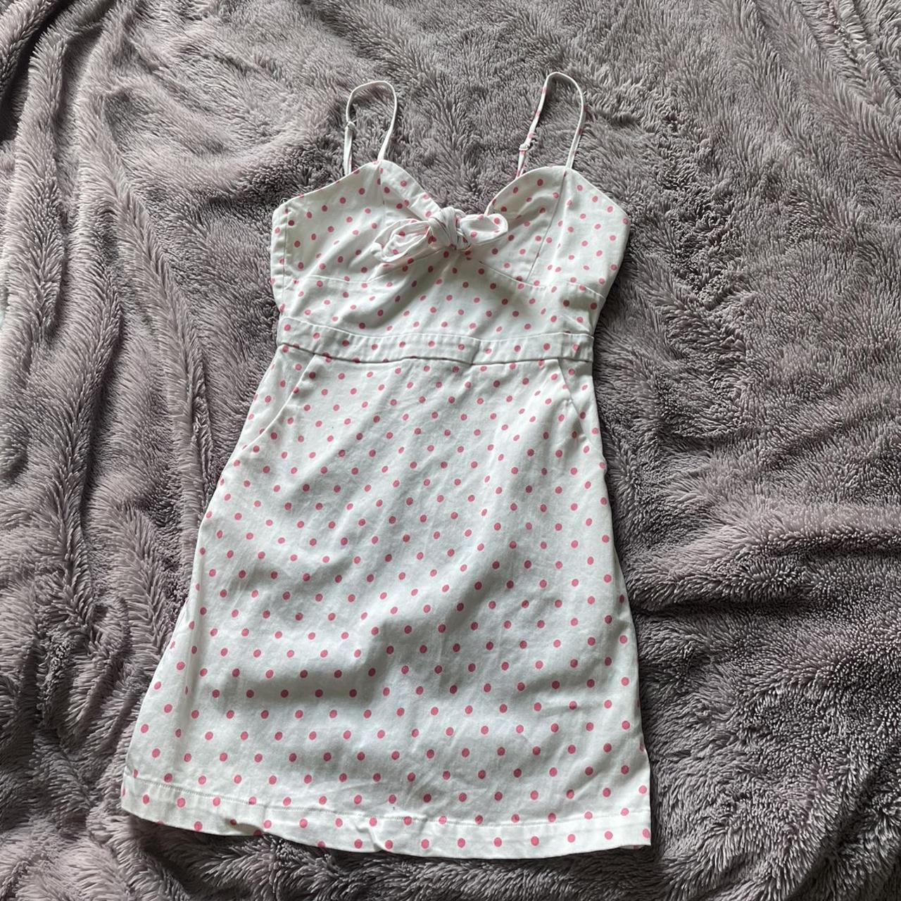 Gianni Bini mini dress. Tie front top and zipper in... - Depop