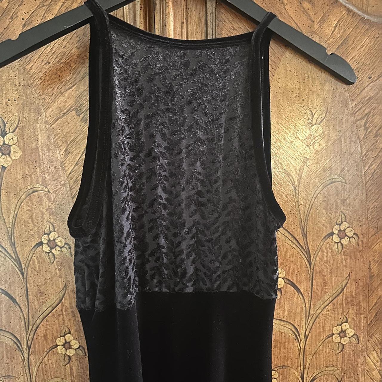 Gorgeous velvet dress, top is see-through #90s... - Depop