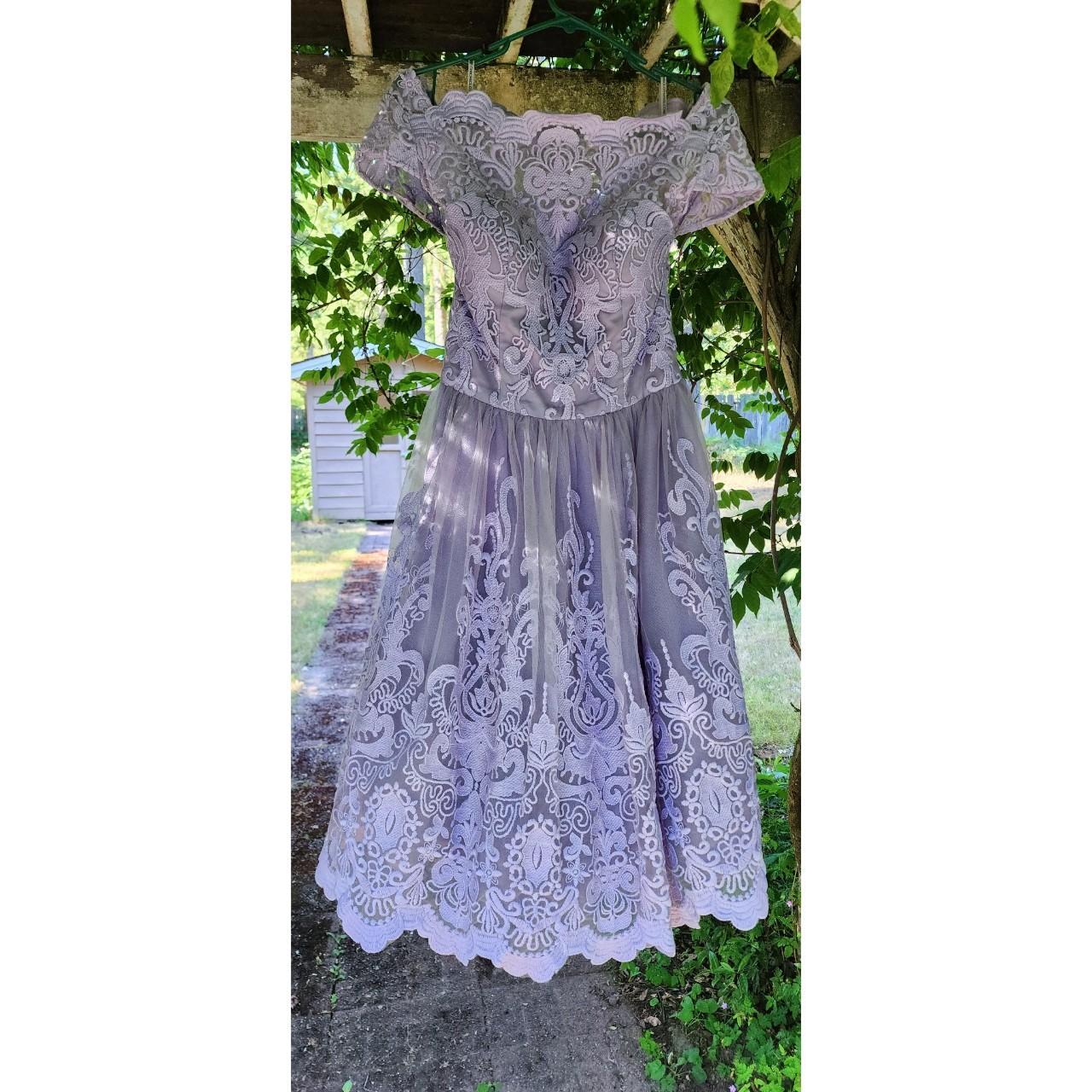 Chi Chi London Lilac Lace Dress BRAND NEW NEVER