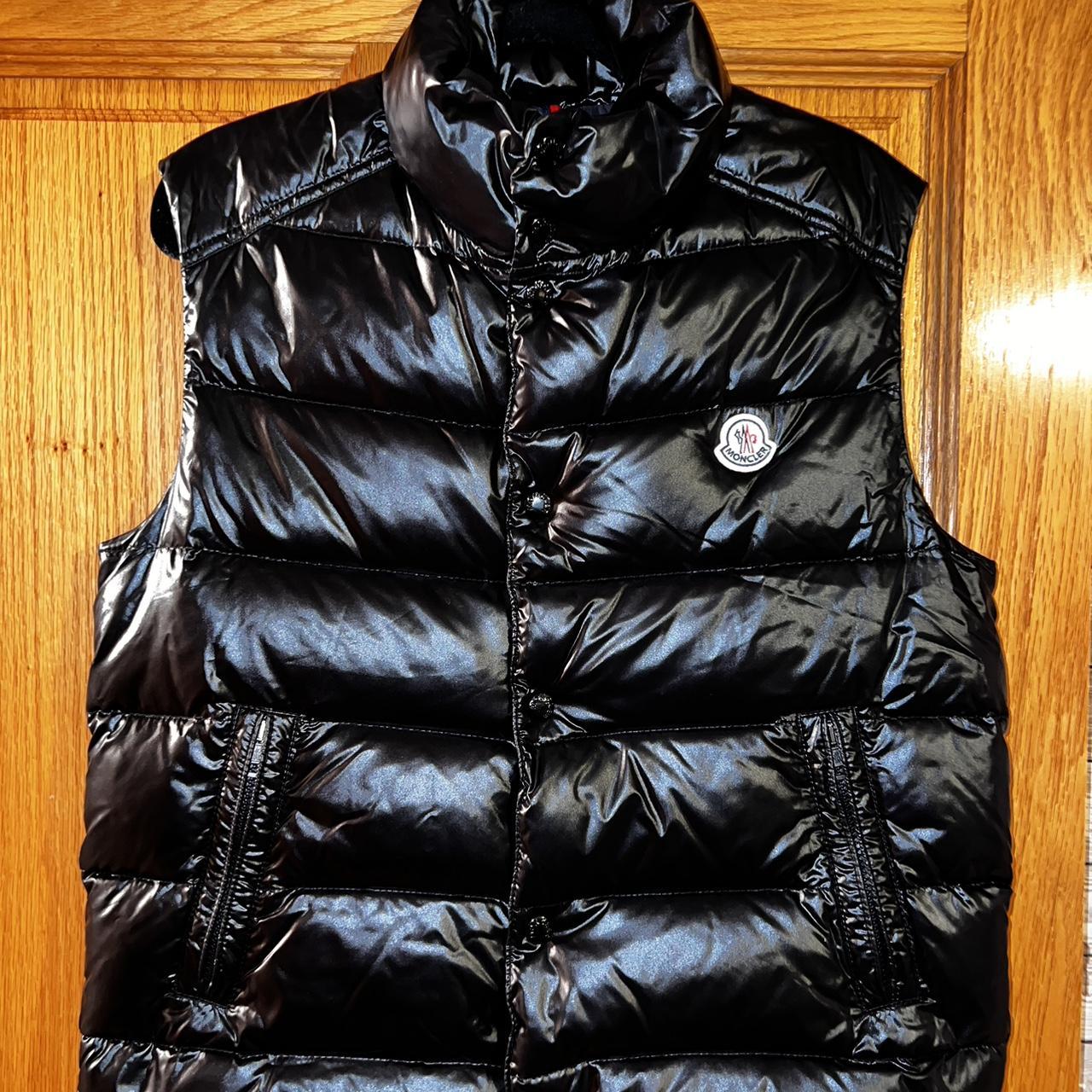 AUTHENTIC Moncler Tib Down Gilet in black Men’s... - Depop