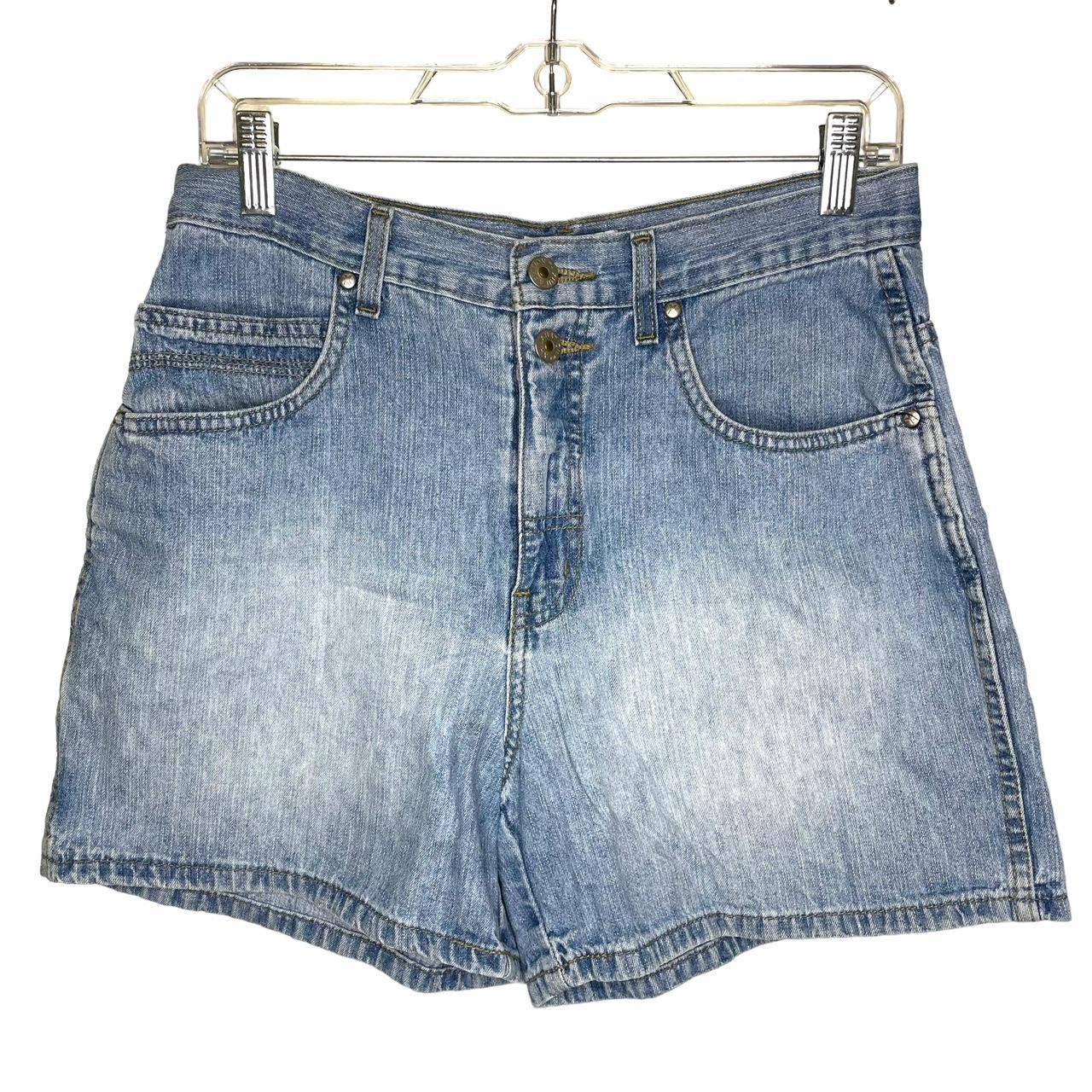 VINTAGE 90s Xhilaration Faded Denim Shorts Size... - Depop