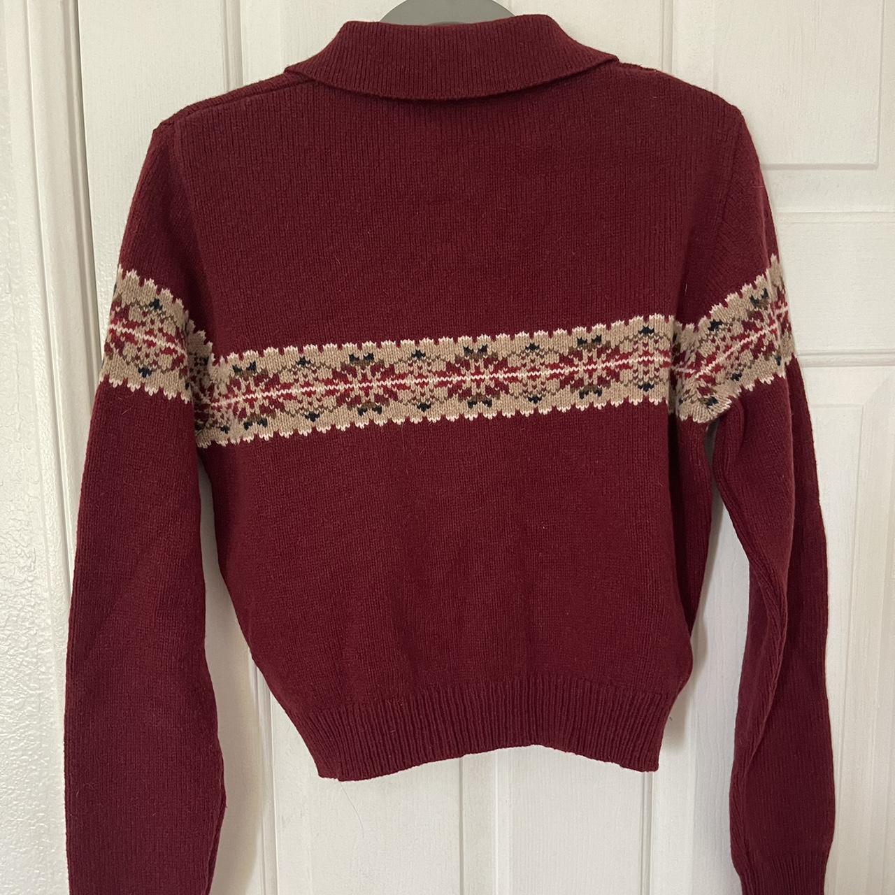 Paola wool zip up sweater from brandy! Bought on the... Depop