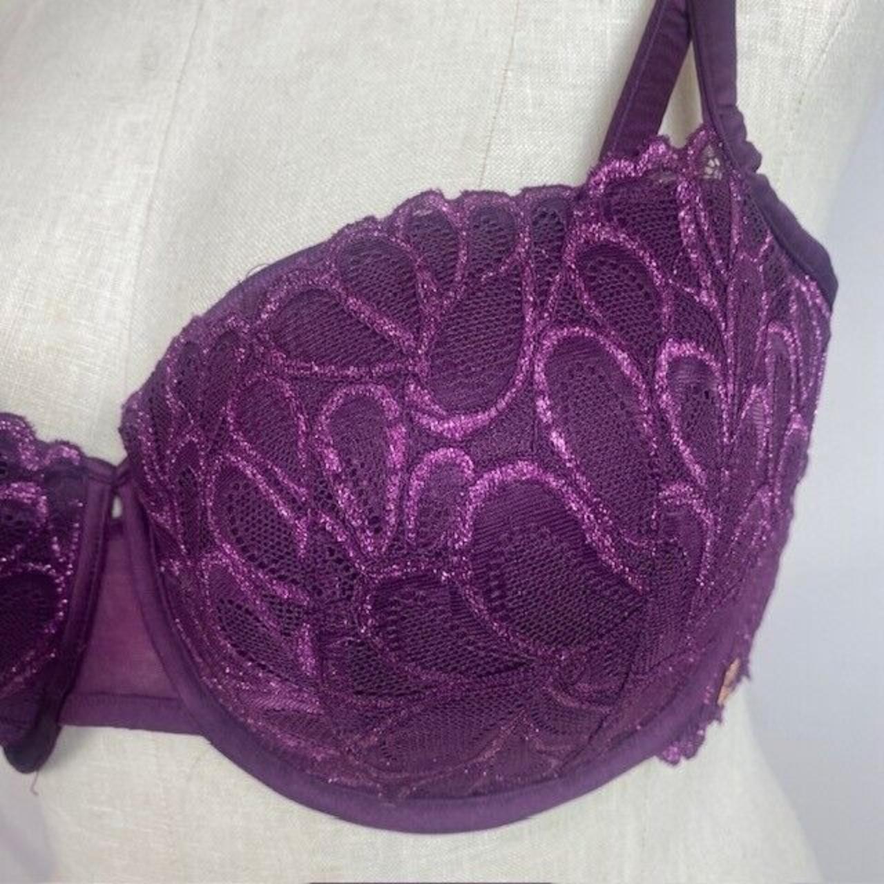 Savage X lace bra in a purple/lavender color. Size - Depop