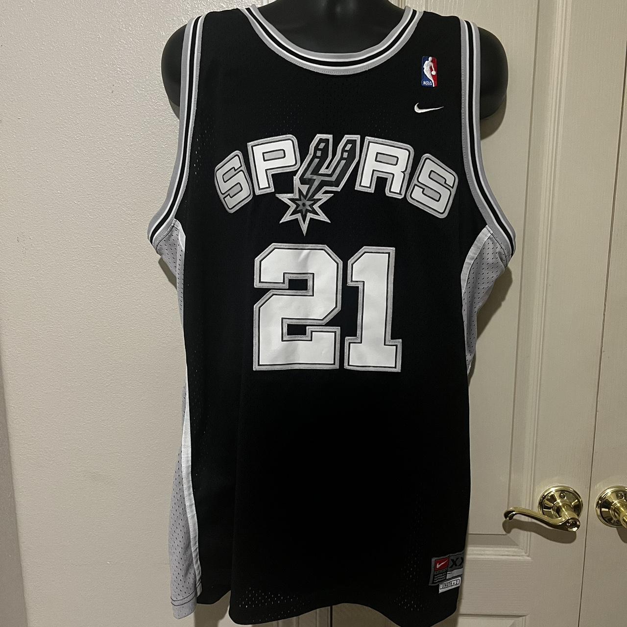 ITEM: Tim Duncan San Antonio Spurs NBA Nike... - Depop