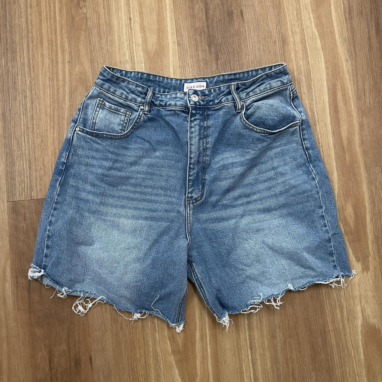 Denim shorts. Size 16. Like new Instant buy Depop