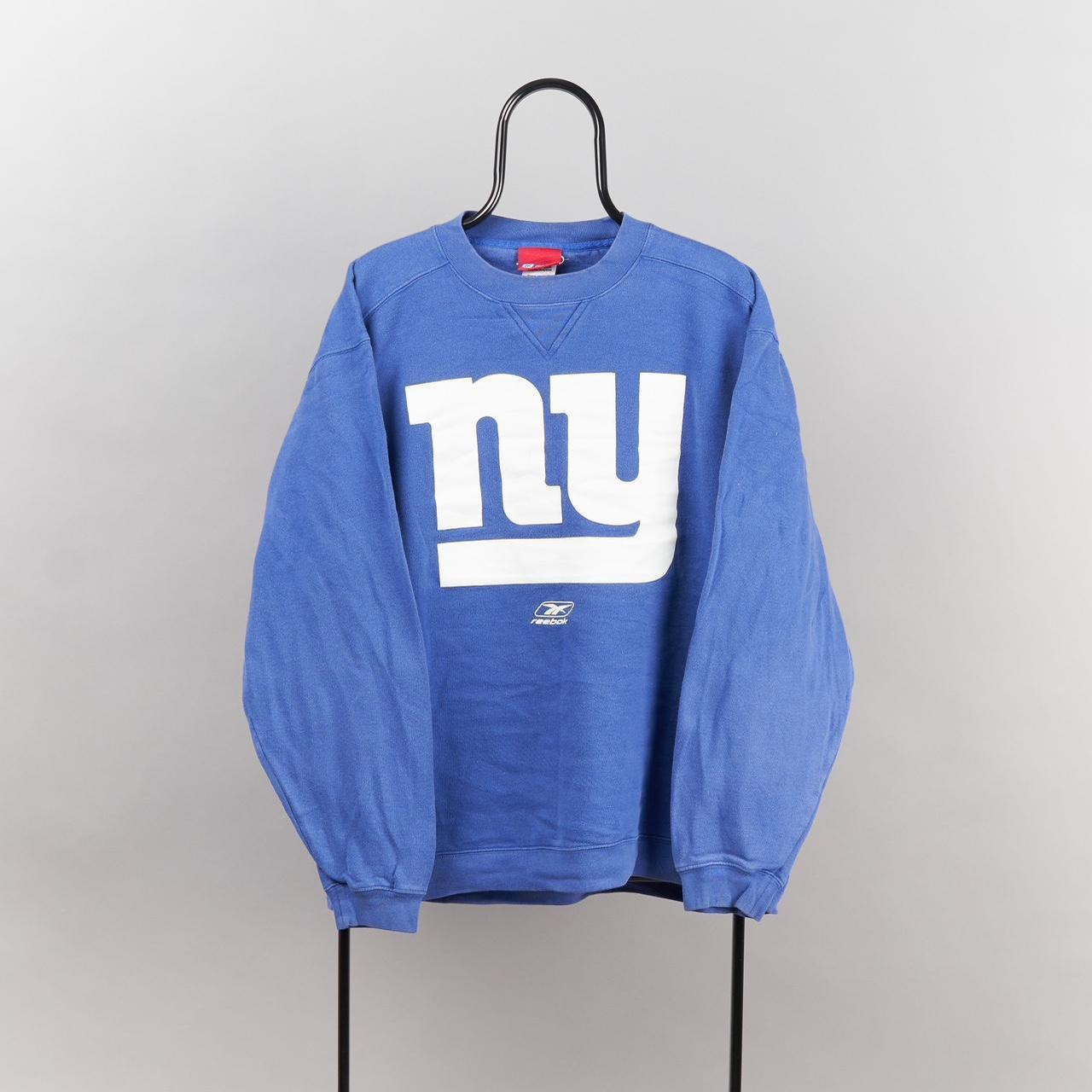 Vintage New York Giants Sweatshirt Mens XL Blue Crewneck Pullover