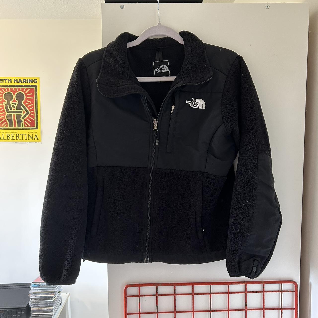 Black North Face zip up fleece Women’s size... Depop