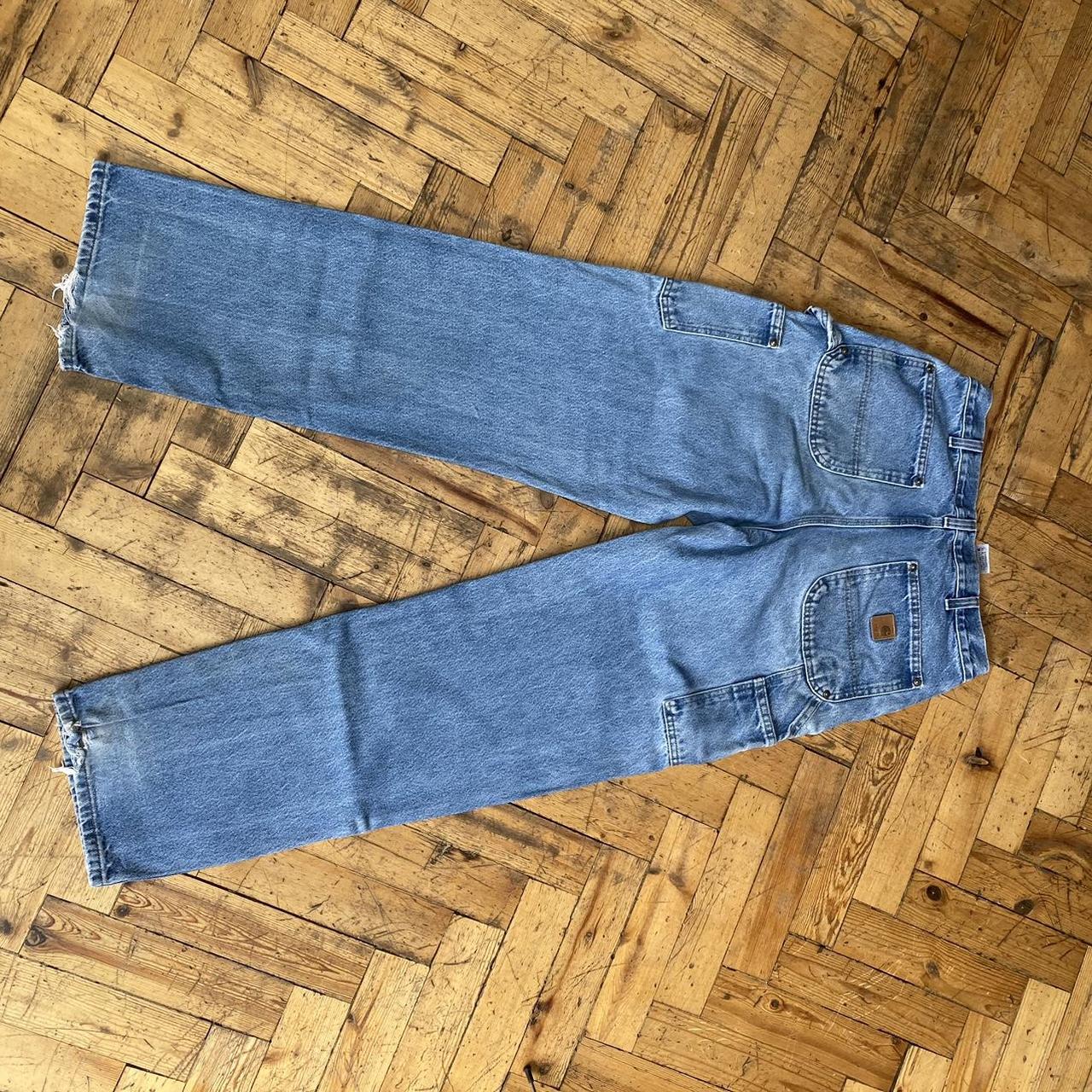 Baggy Carhartt double knee jeans Super nice... - Depop