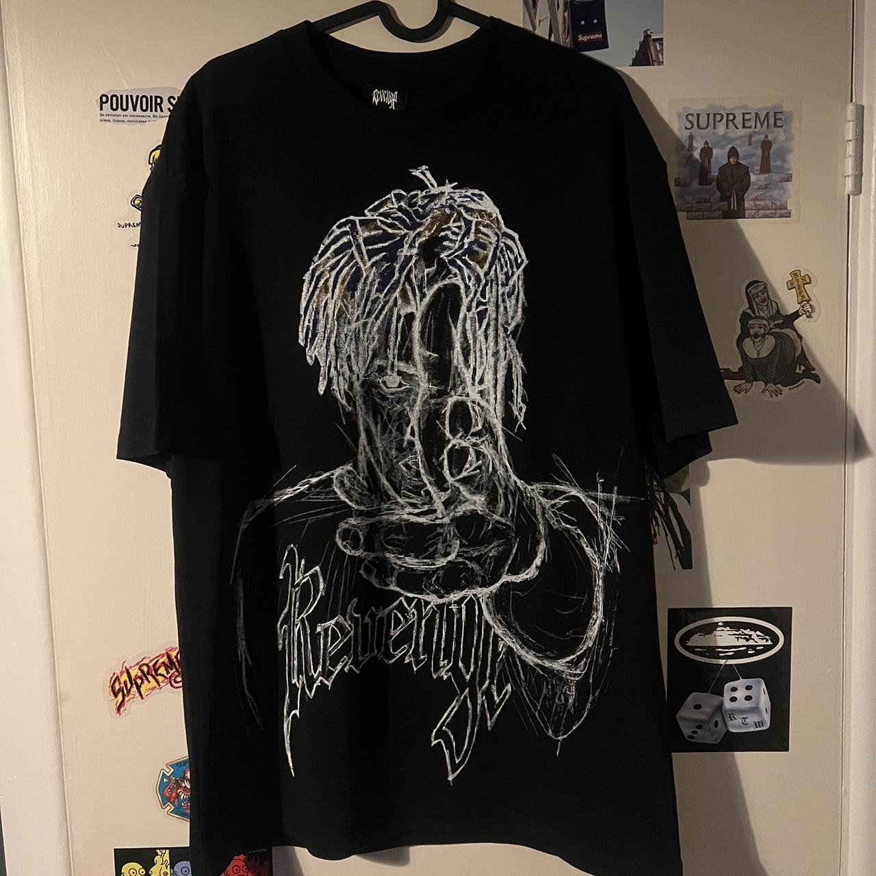お歳暮ならオンライン Revenge Depop | out Sold t-shirt sketch 999 WRLD Juice x トップス