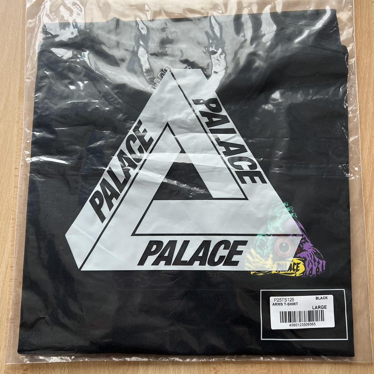 Palace arms t-shirt, Black, Large, Brand new in...