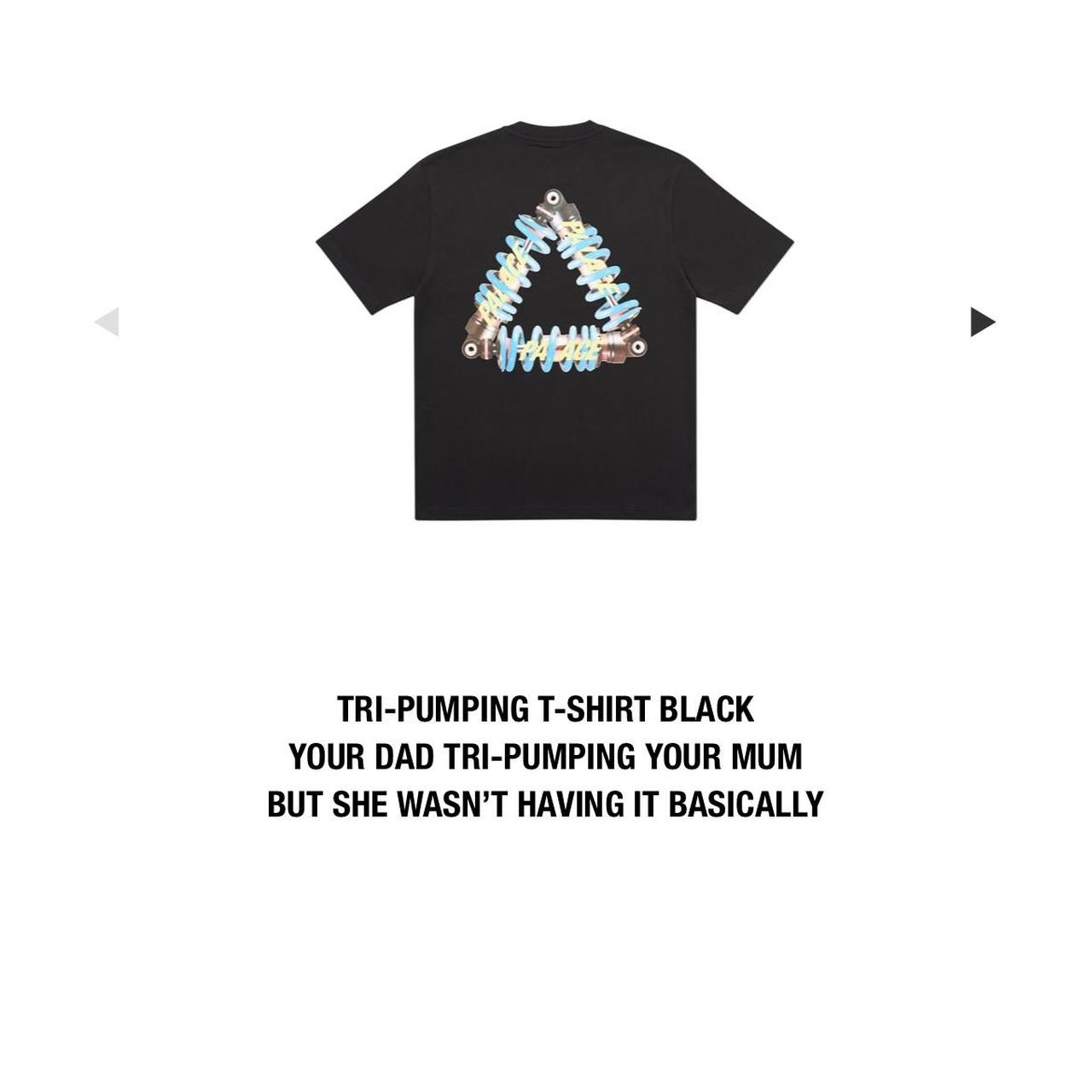 Palace tri-pumping t-shirt SS20 Medium 9/10 | Depop