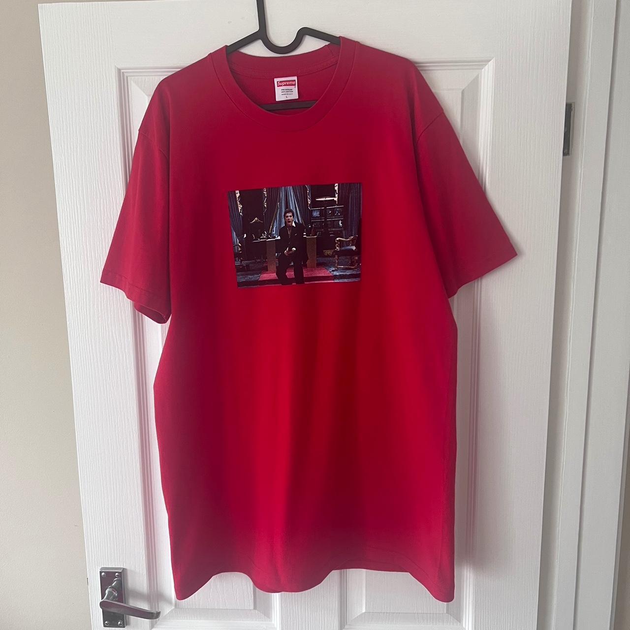 Supreme still talking shit t-shirt SS22 Sky | Depop