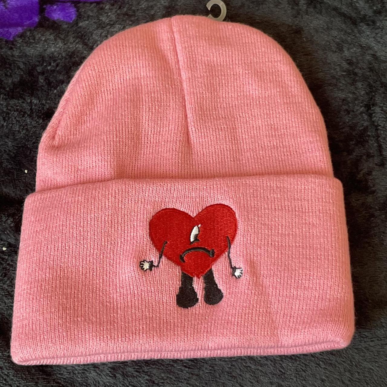 supreme hearts beanie light pink ビーニー Supreme Hearts Beanie (FW24) - $40