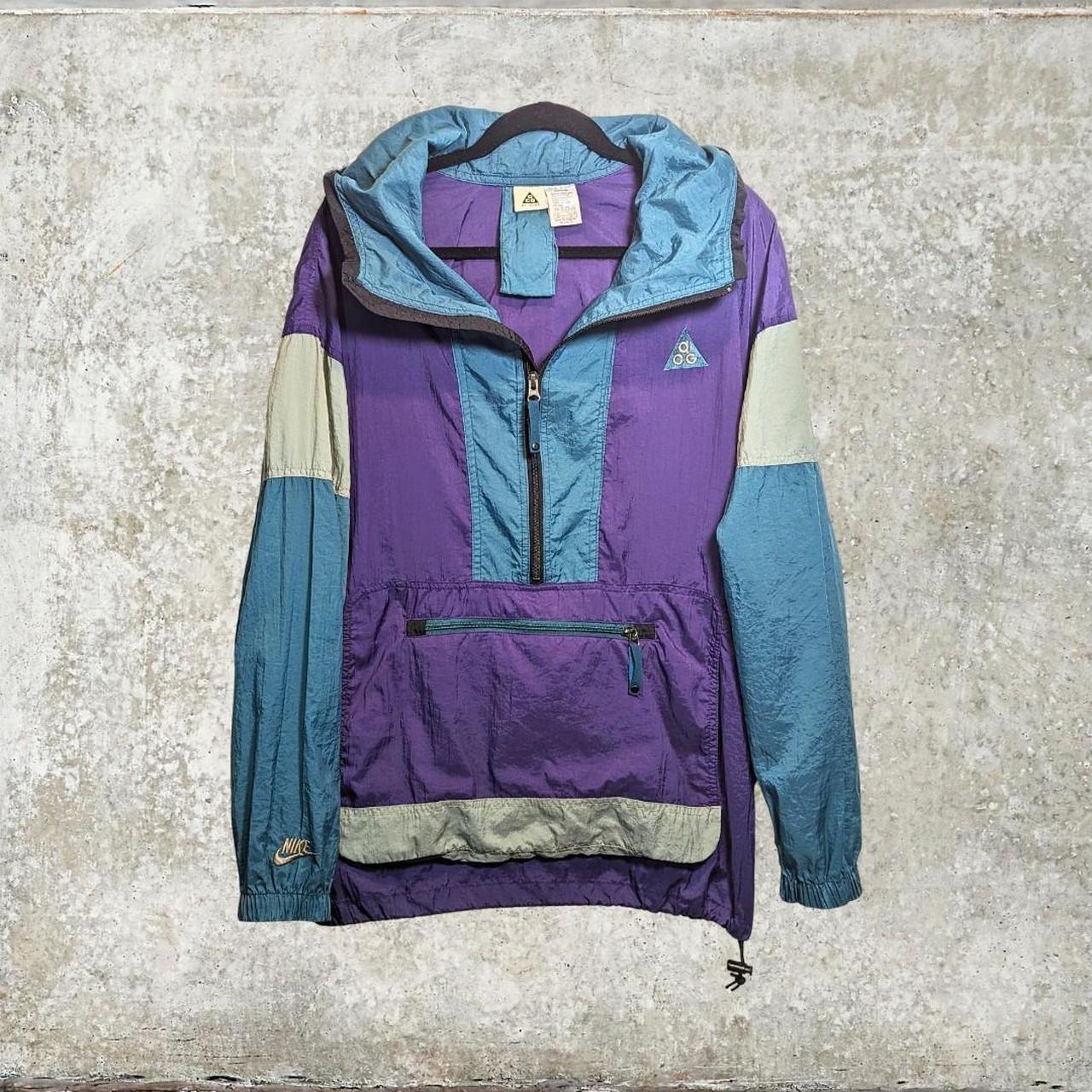 Vintage ACG Nike Half Zip Color Block Fanny Pack | Depop