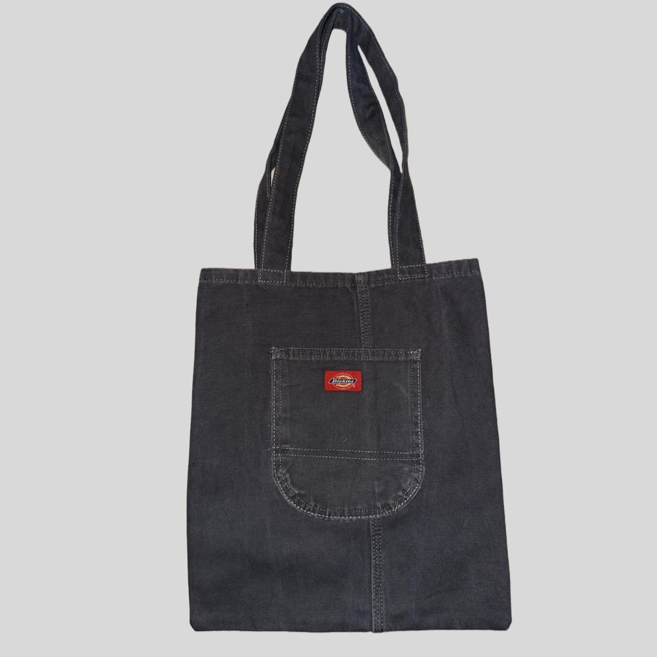 Handmade Dickies Denim Tote Bag Gray doublesided... Depop