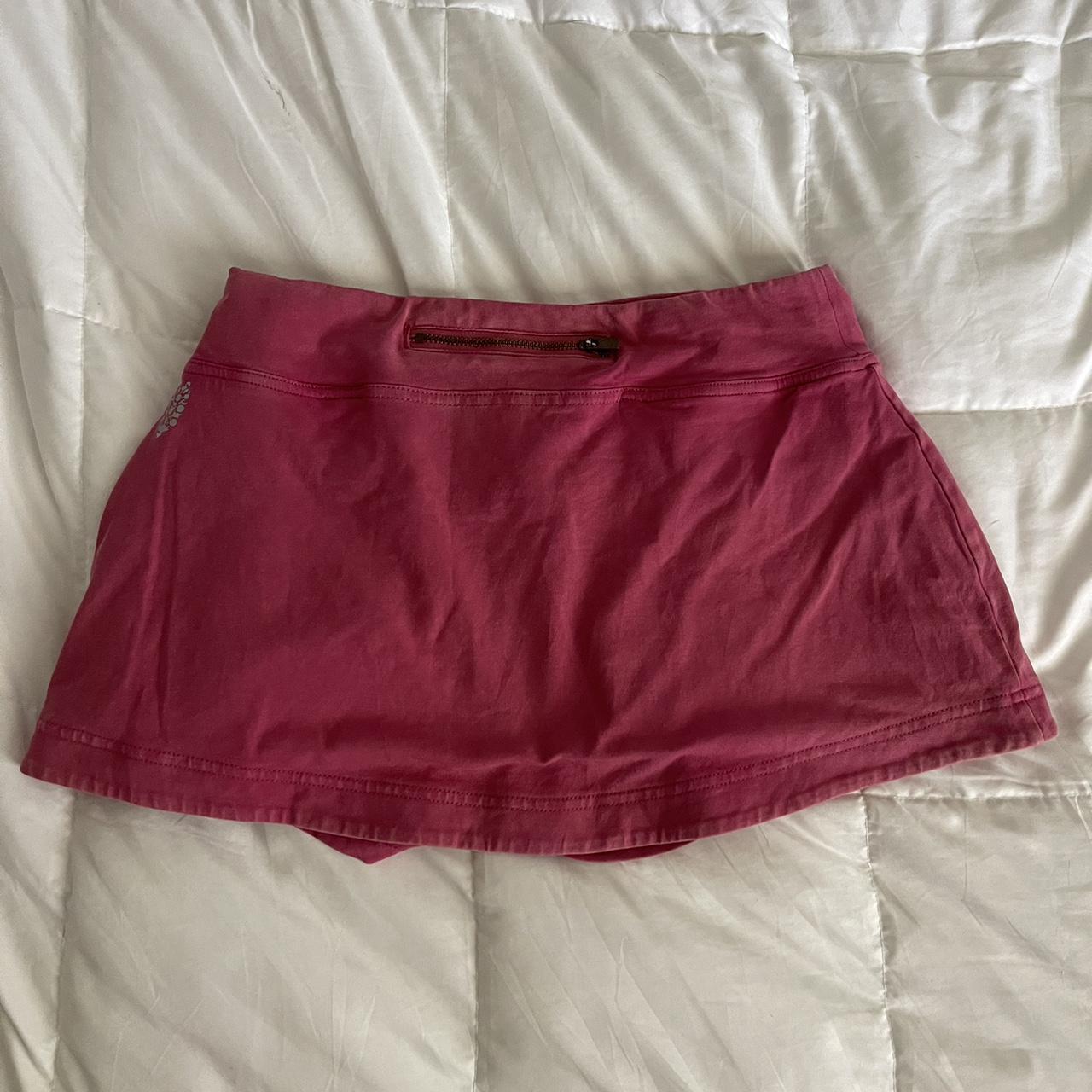 Free People Women's Pink Skirt | Depop