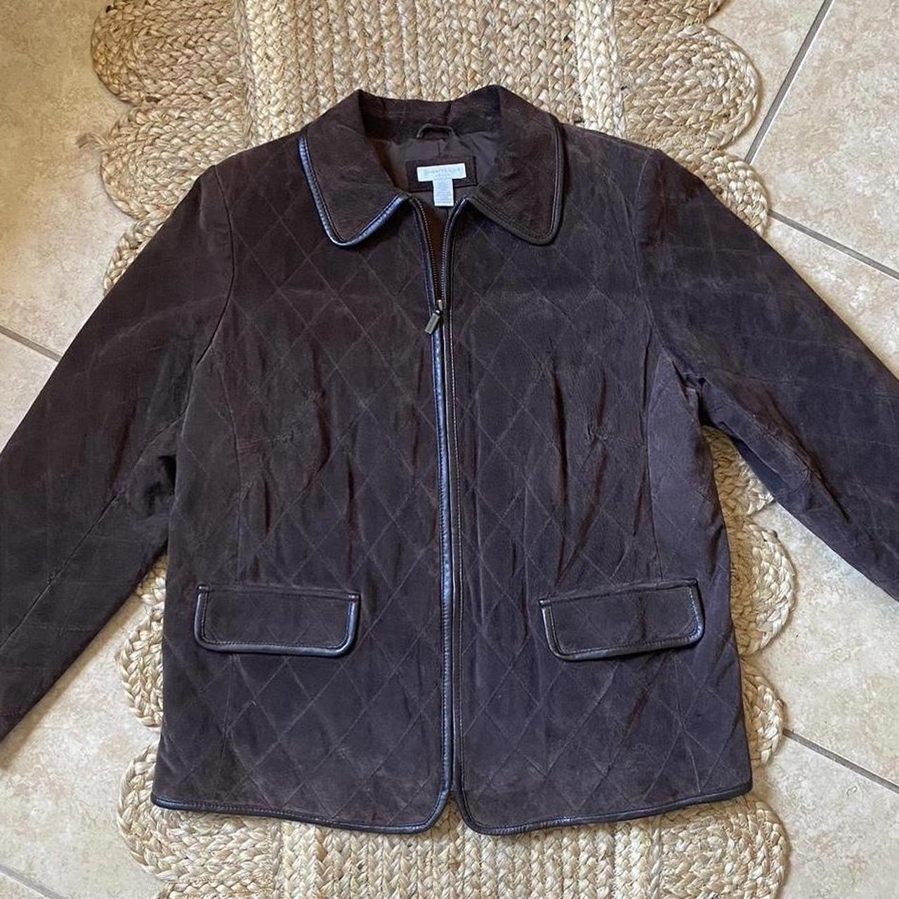 Charter club leather jacket best sale