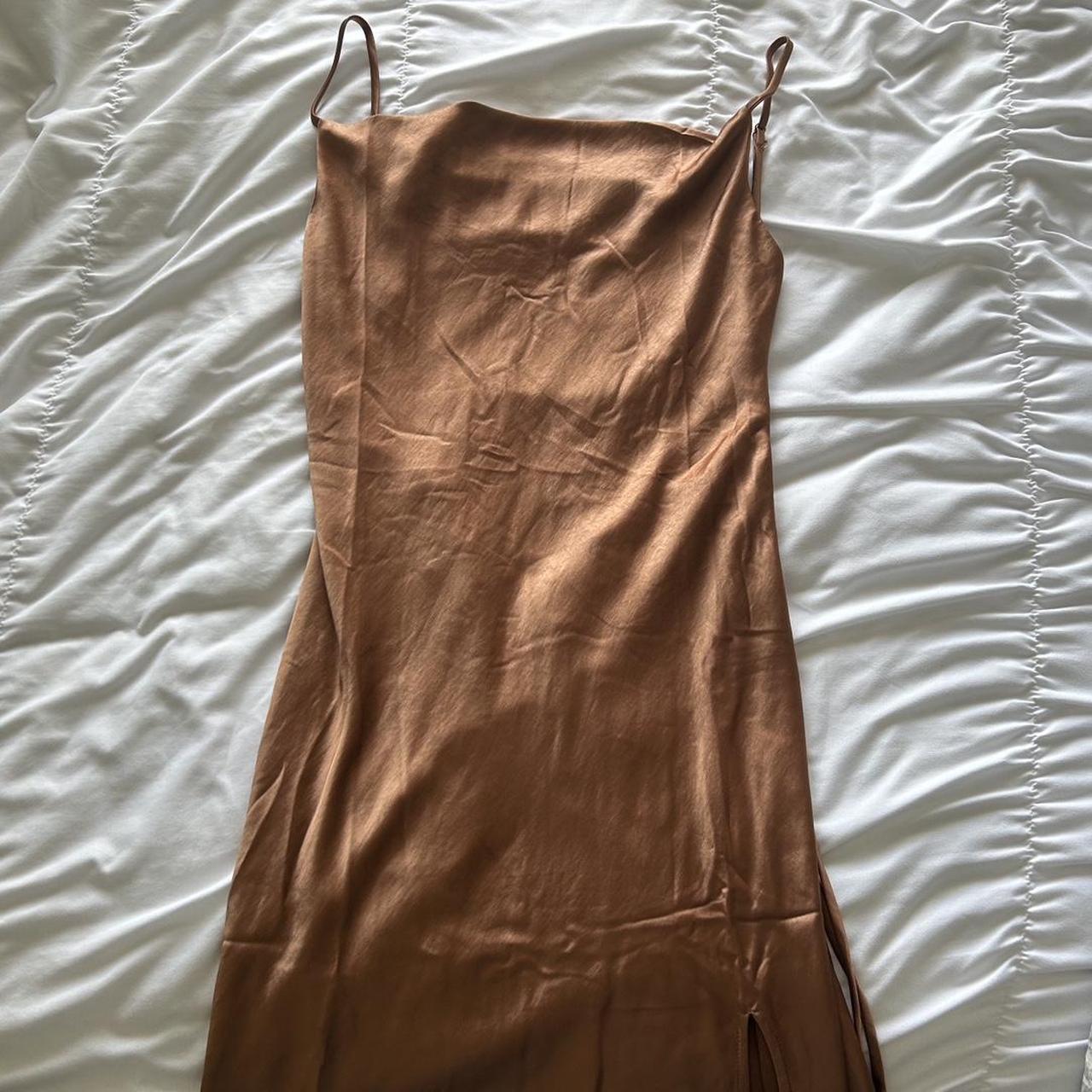 Princess Polly Women's Brown Dress Depop